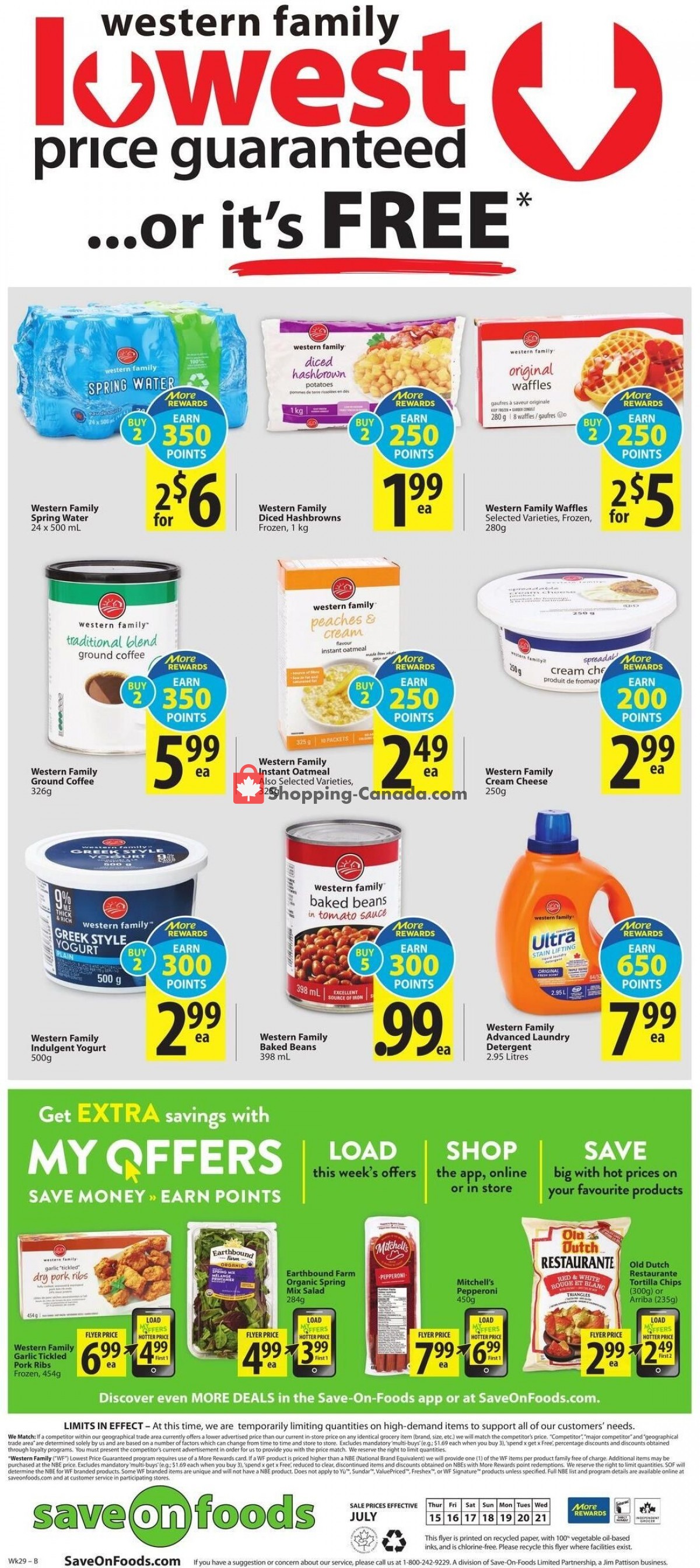 Save On Foods flyer from Thursday July 15, 2021 to Wednesday July 21, 2021 - page 14