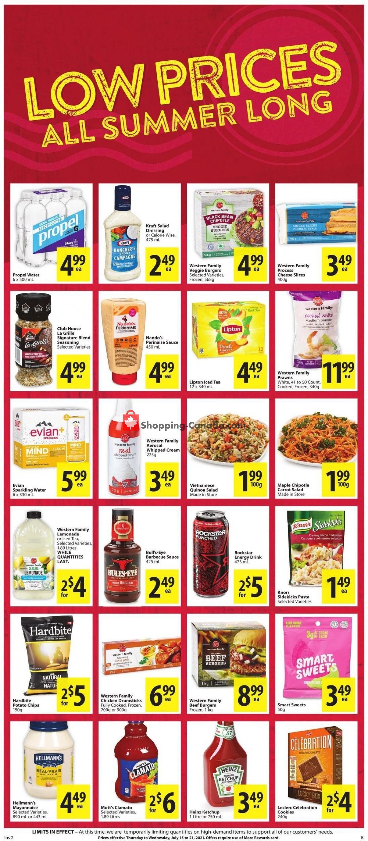 Save On Foods flyer from Thursday July 15, 2021 to Wednesday July 21, 2021 - page 16