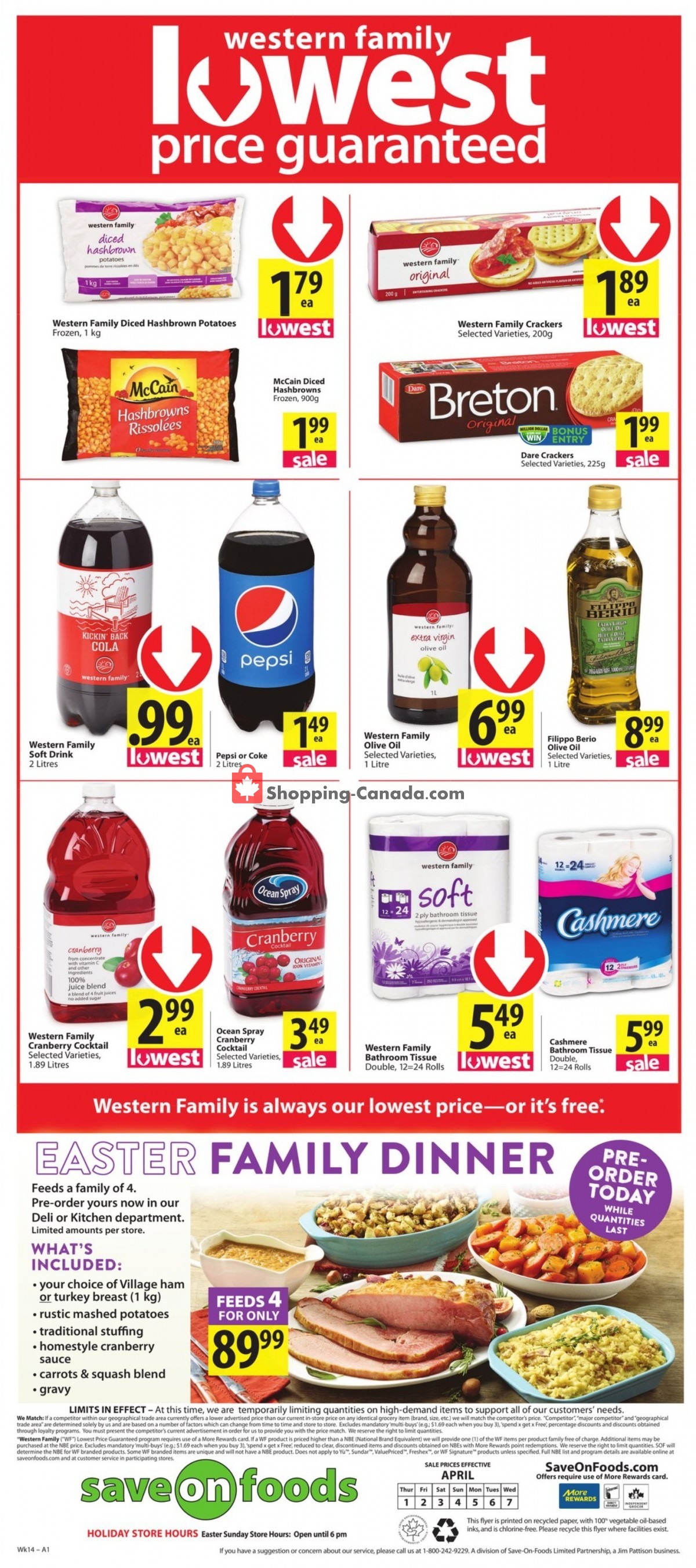 Save On Foods flyer from Thursday April 1, 2021 to Wednesday April 7, 2021 - page 12