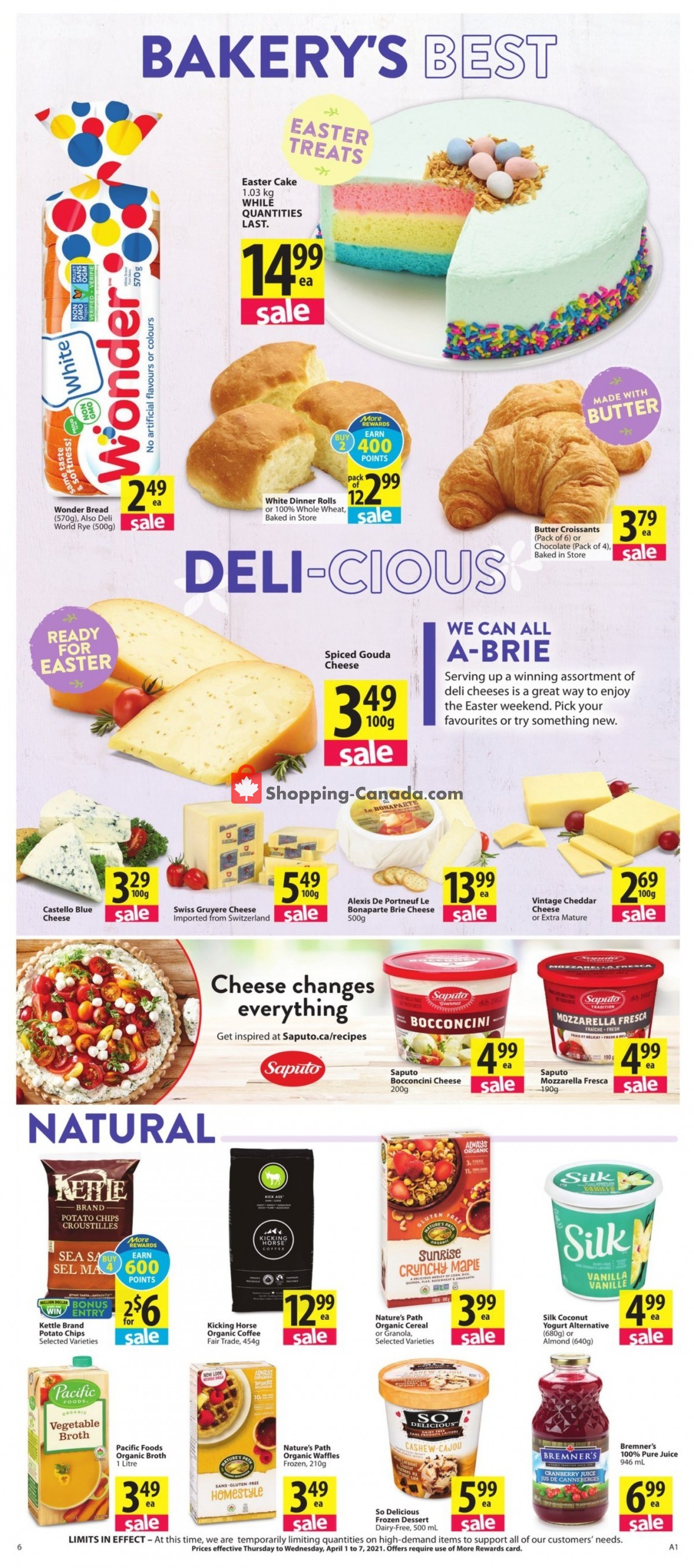 Save On Foods flyer from Thursday April 1, 2021 to Wednesday April 7, 2021 - page 6