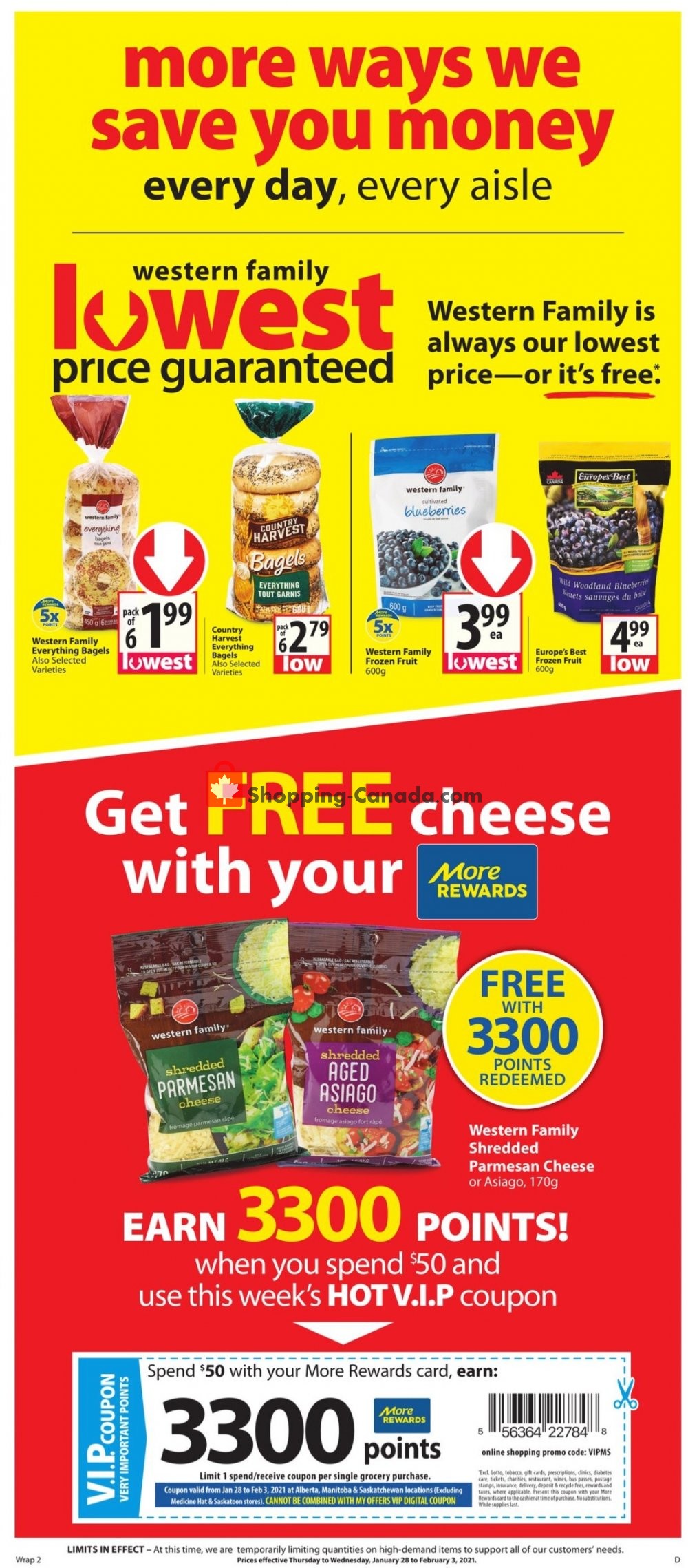 Save On Foods Canada, flyer (Low Price Everyday MB) January 28