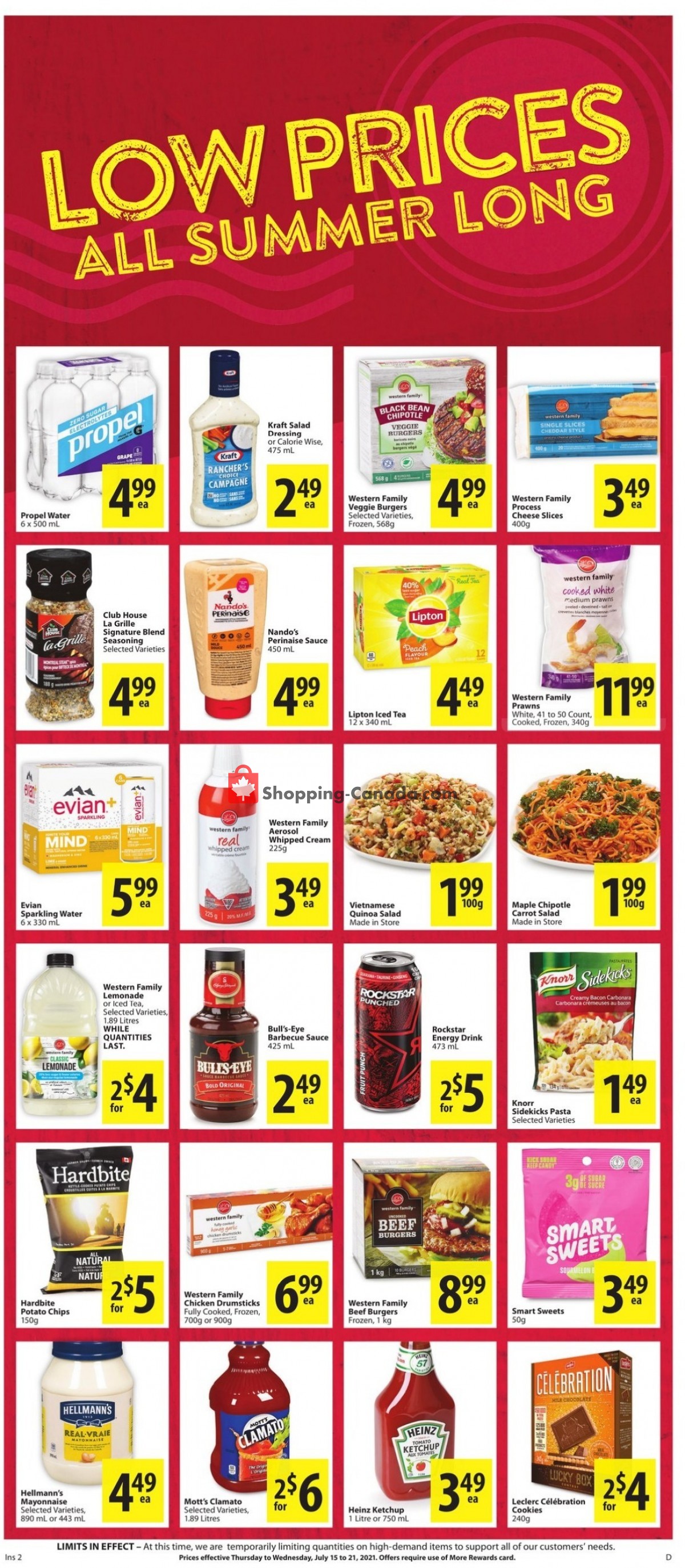 Save On Foods flyer from Thursday July 15, 2021 to Wednesday July 21, 2021 - page 12