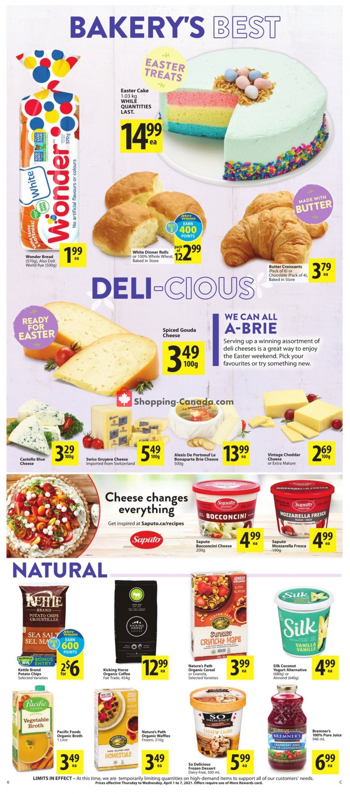 Save On Foods flyer from Thursday April 1, 2021 to Wednesday April 7, 2021 - page 6