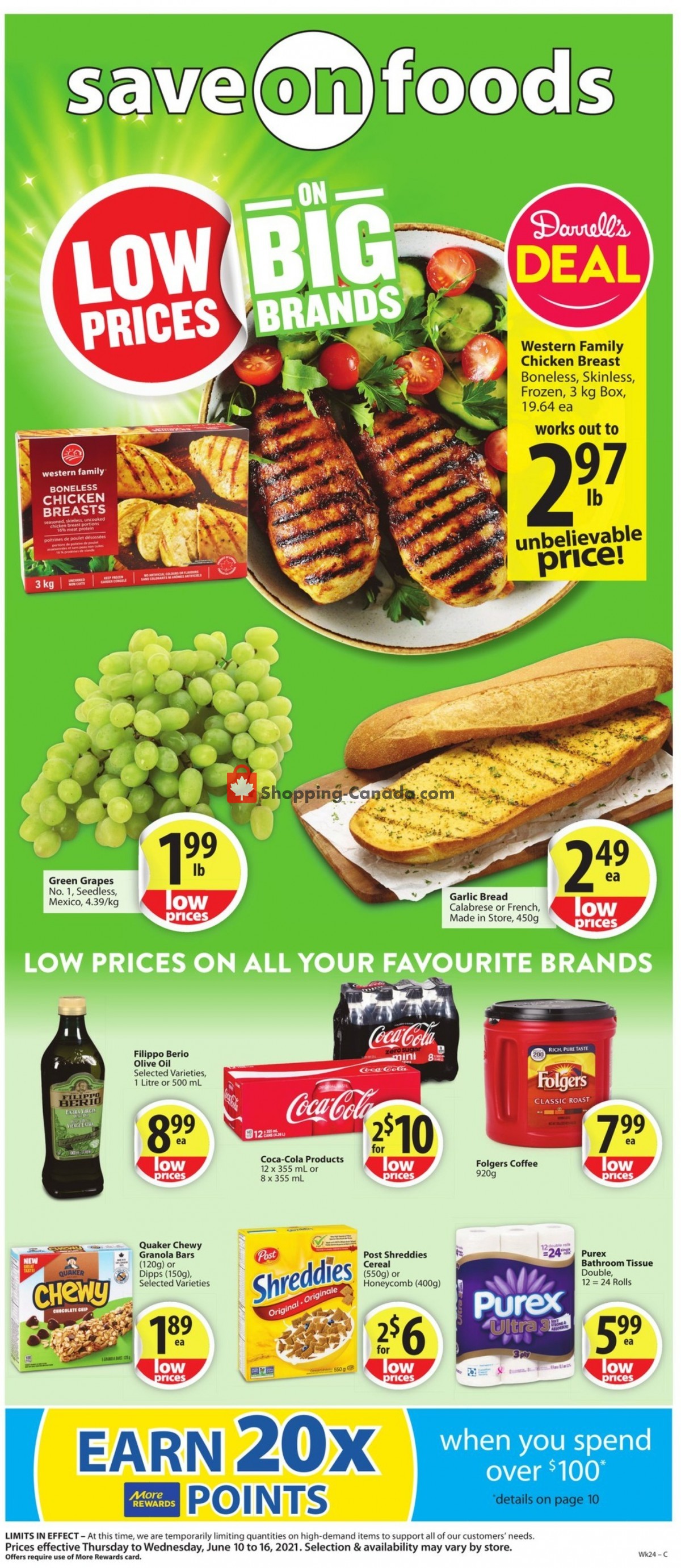 Save On Foods flyer from Thursday June 10, 2021 to Wednesday June 16, 2021 - page 1