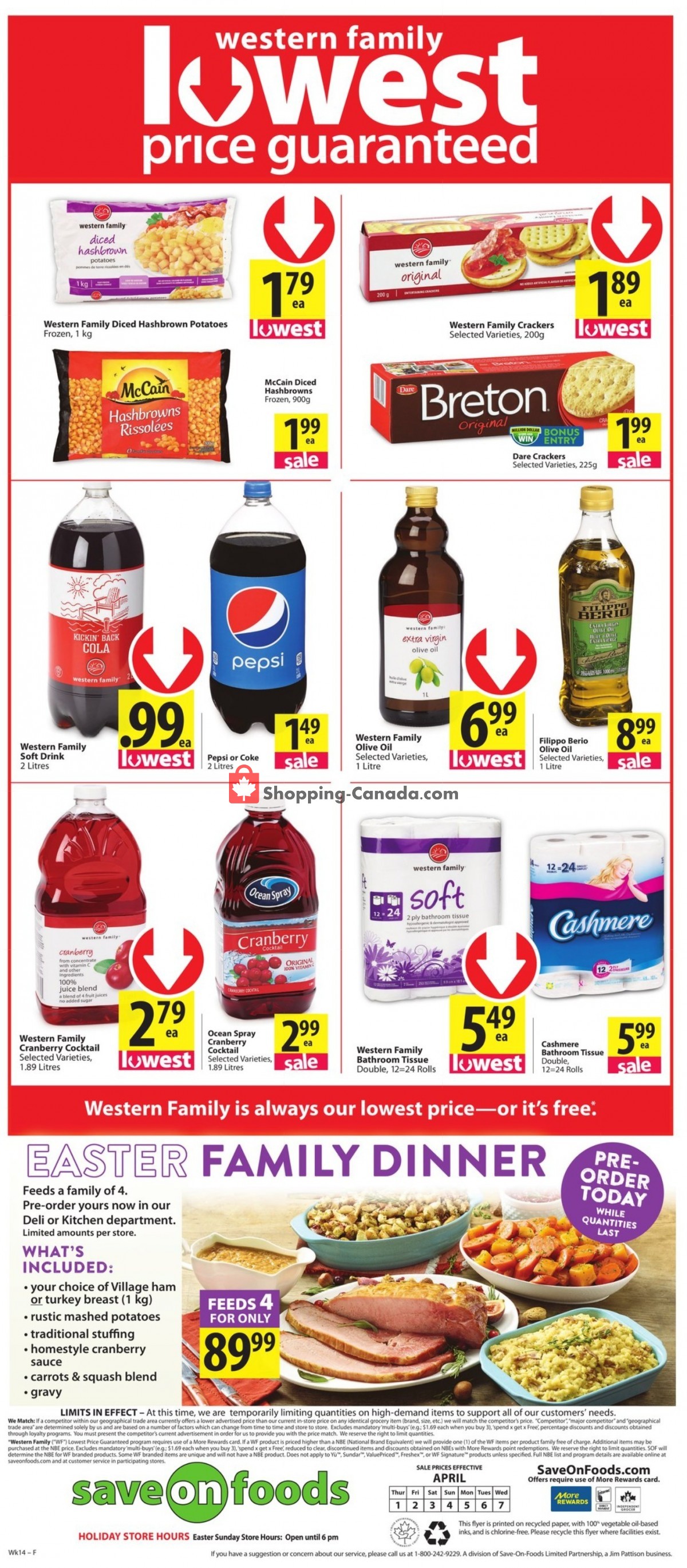 Save On Foods flyer from Thursday April 1, 2021 to Wednesday April 7, 2021 - page 12