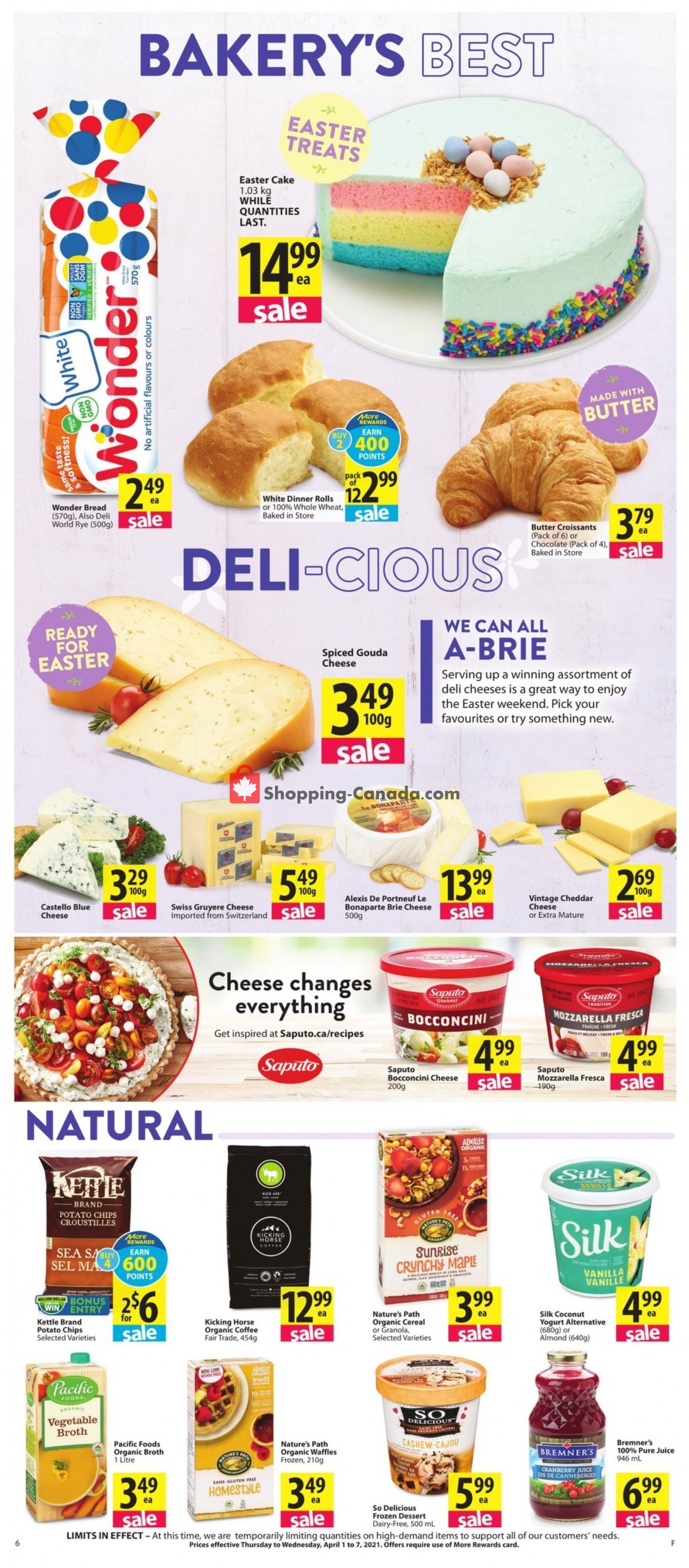 Save On Foods flyer from Thursday April 1, 2021 to Wednesday April 7, 2021 - page 6