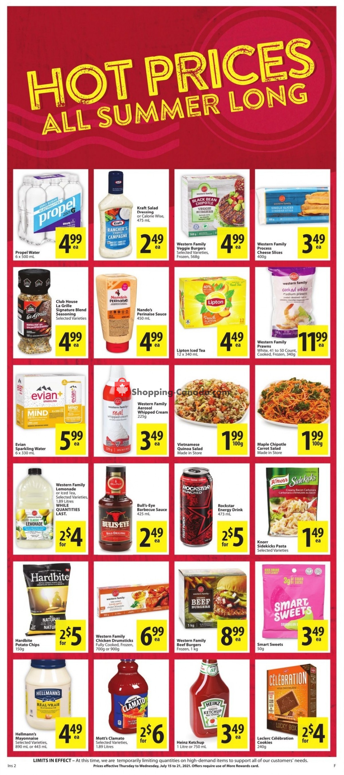 Save On Foods flyer from Thursday July 15, 2021 to Wednesday July 21, 2021 - page 12