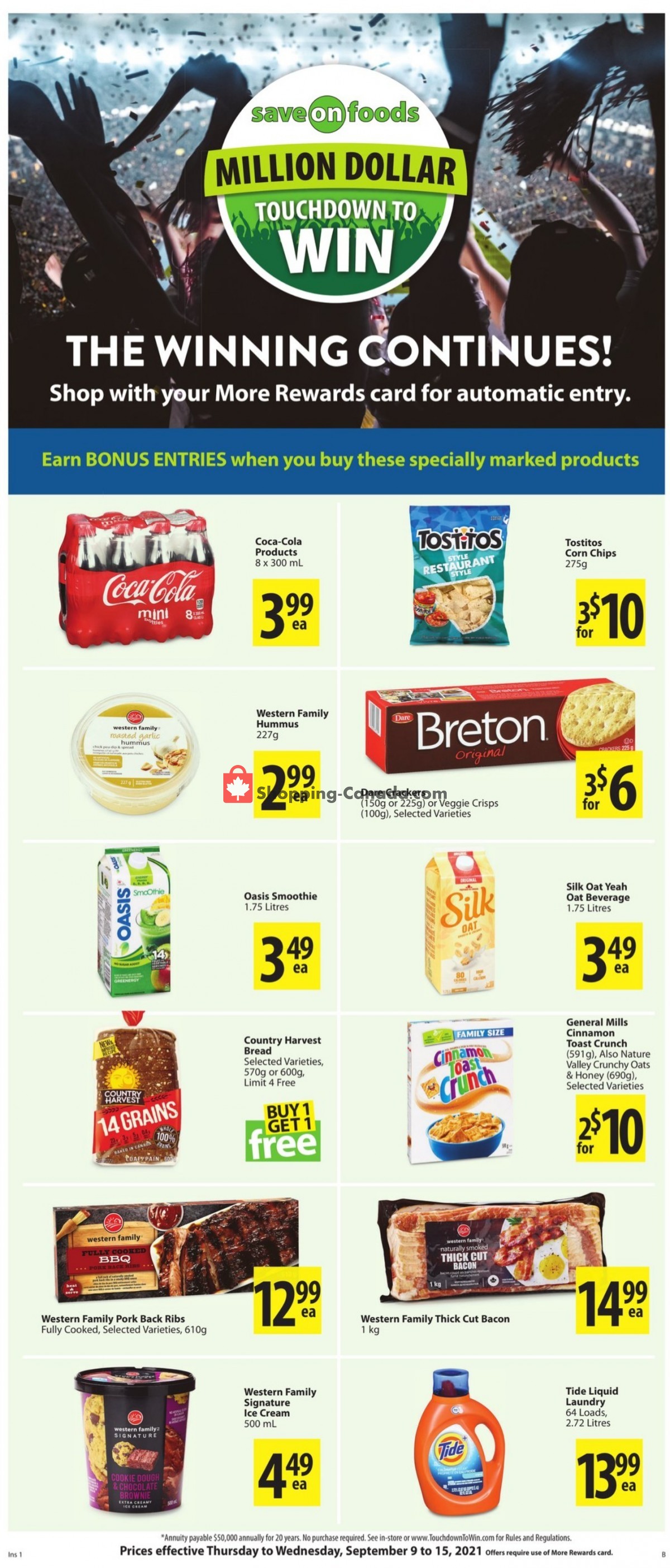 Save On Foods flyer from Thursday September 9, 2021 to Wednesday September 15, 2021 - page 7