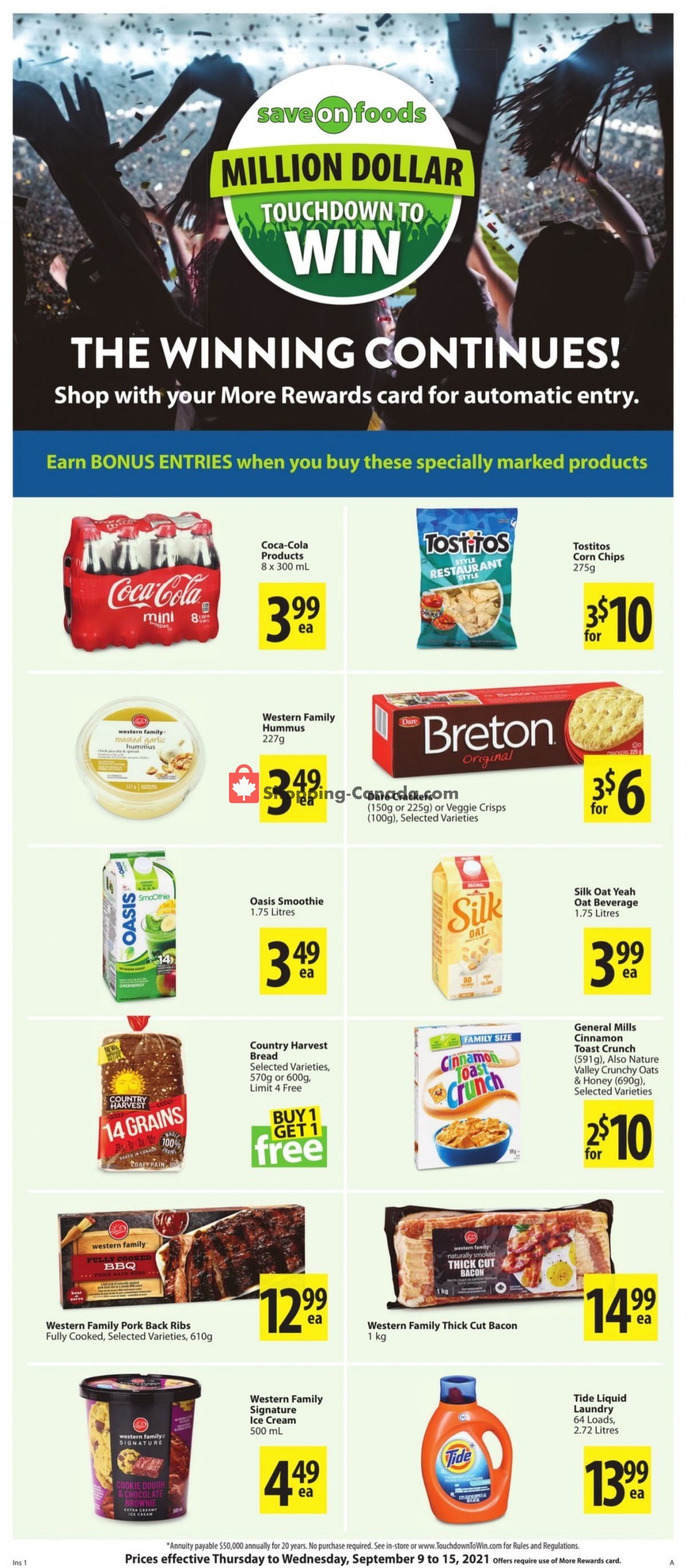Save On Foods flyer from Thursday September 9, 2021 to Wednesday September 15, 2021 - page 7