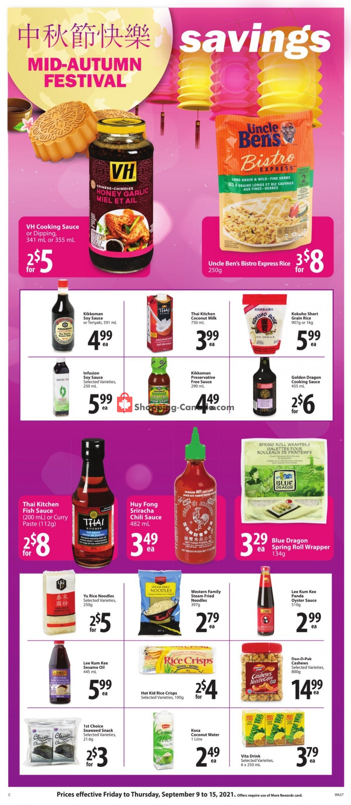 Save On Foods flyer from Thursday September 9, 2021 to Wednesday September 15, 2021 - page 14
