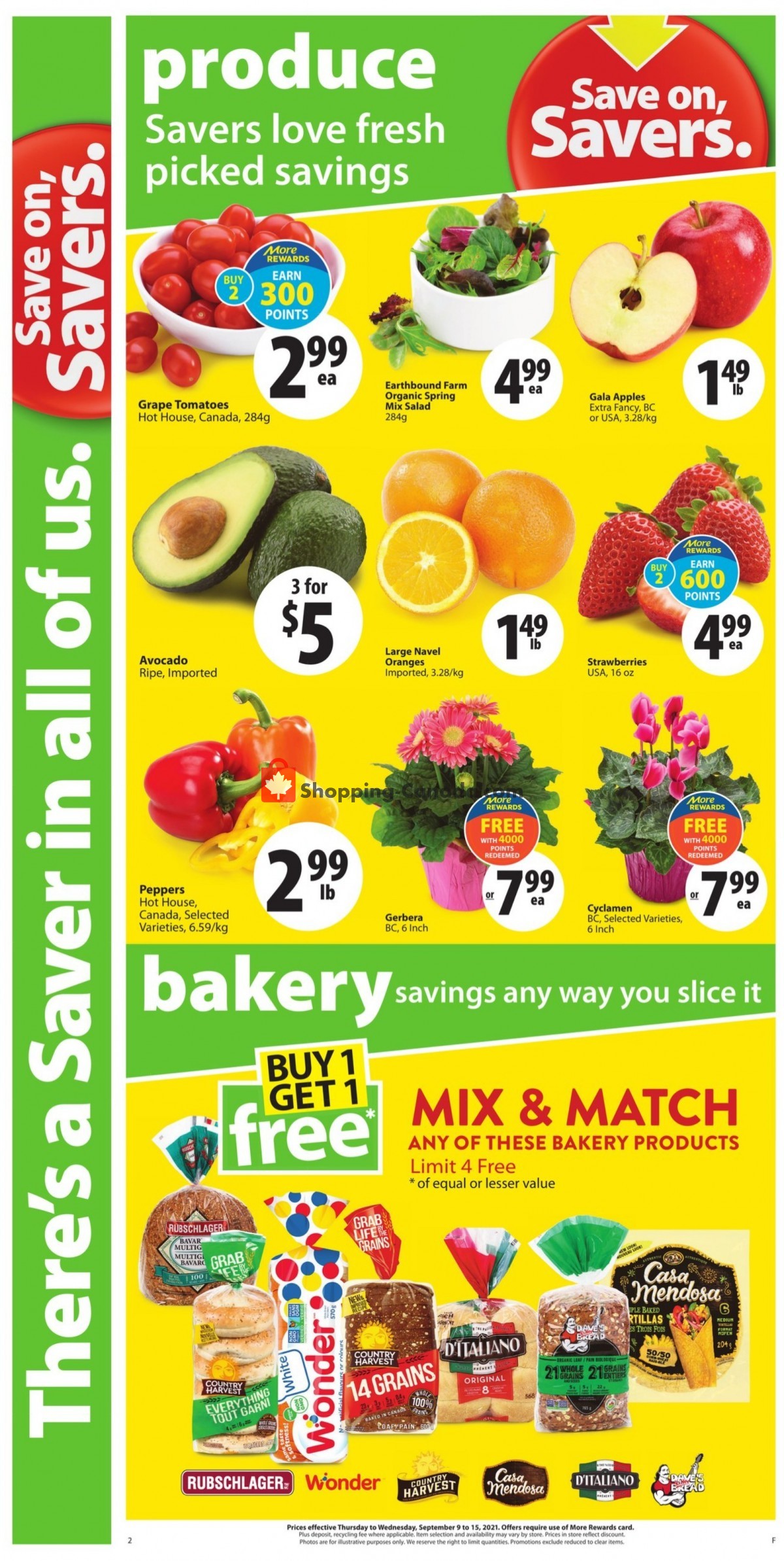 Save On Foods flyer from Thursday September 9, 2021 to Wednesday September 15, 2021 - page 2