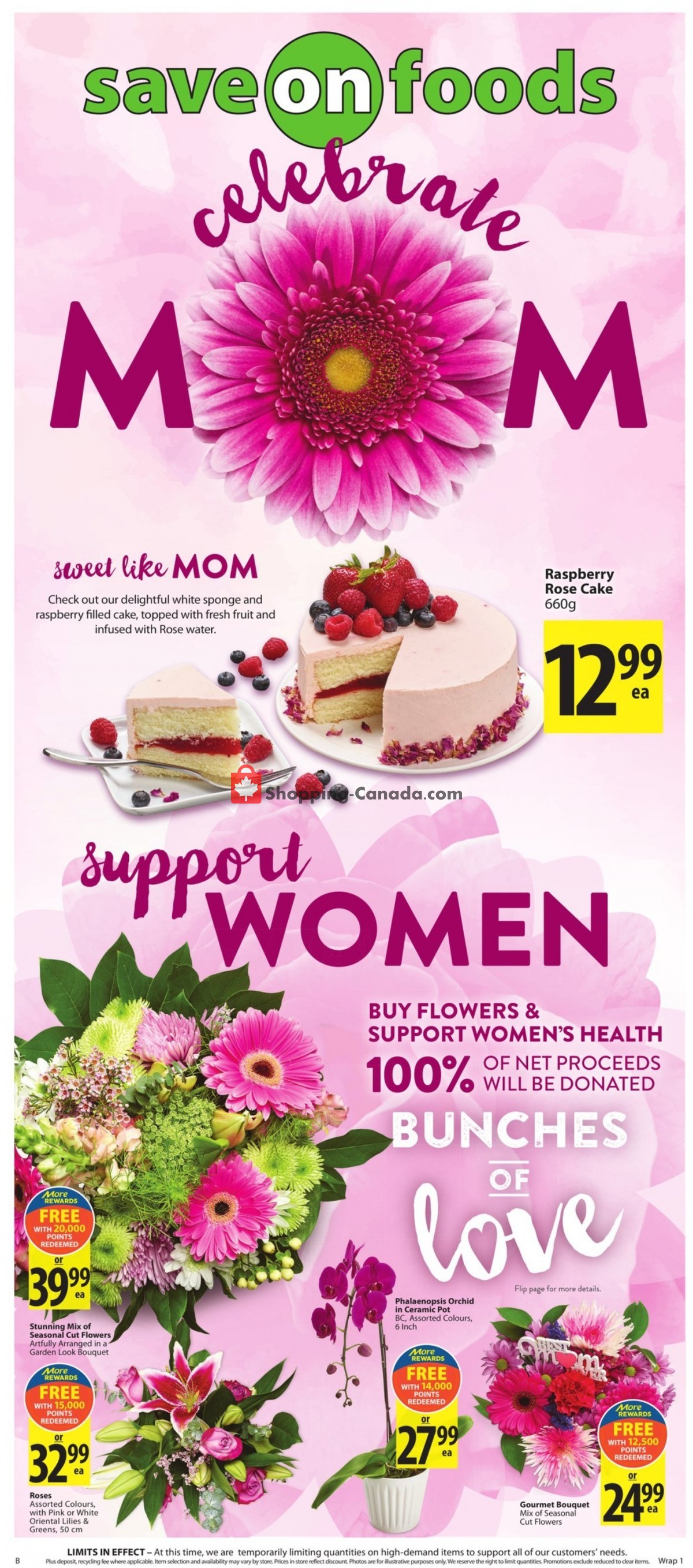 Save On Foods flyer from Thursday May 6, 2021 to Wednesday May 12, 2021 - page 1