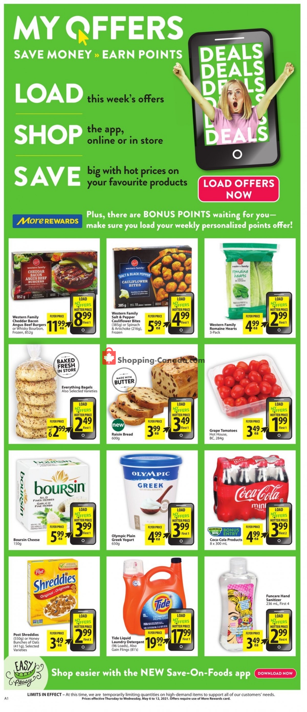 Save On Foods flyer from Thursday May 6, 2021 to Wednesday May 12, 2021 - page 13