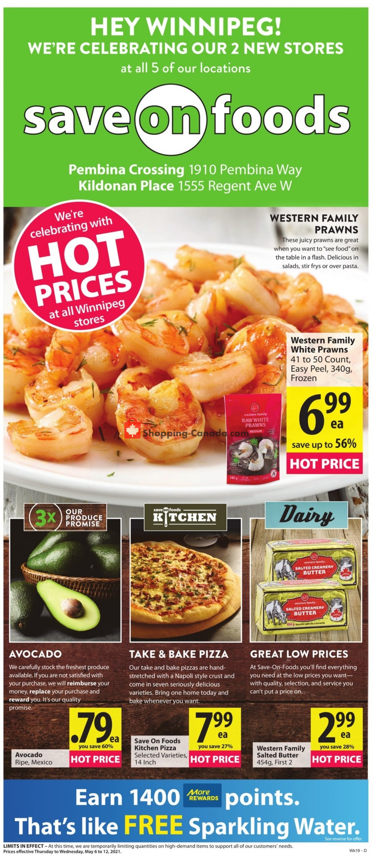 Save On Foods flyer from Thursday May 6, 2021 to Wednesday May 12, 2021 - page 1