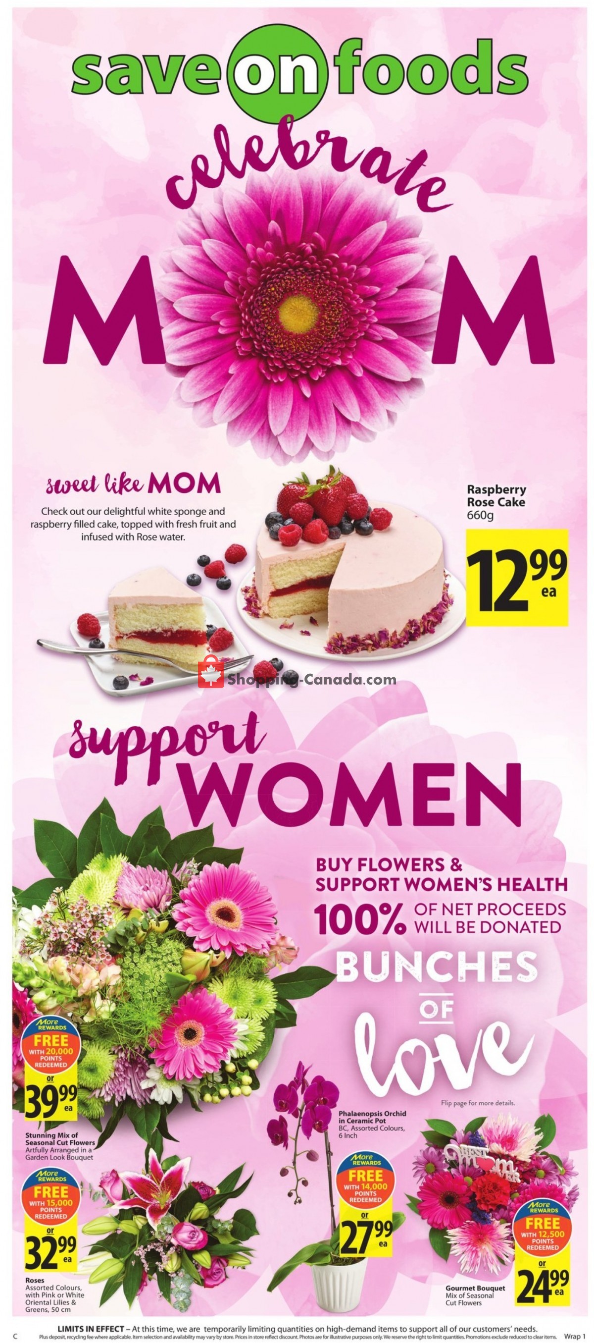 Save On Foods flyer from Thursday May 6, 2021 to Wednesday May 12, 2021 - page 1