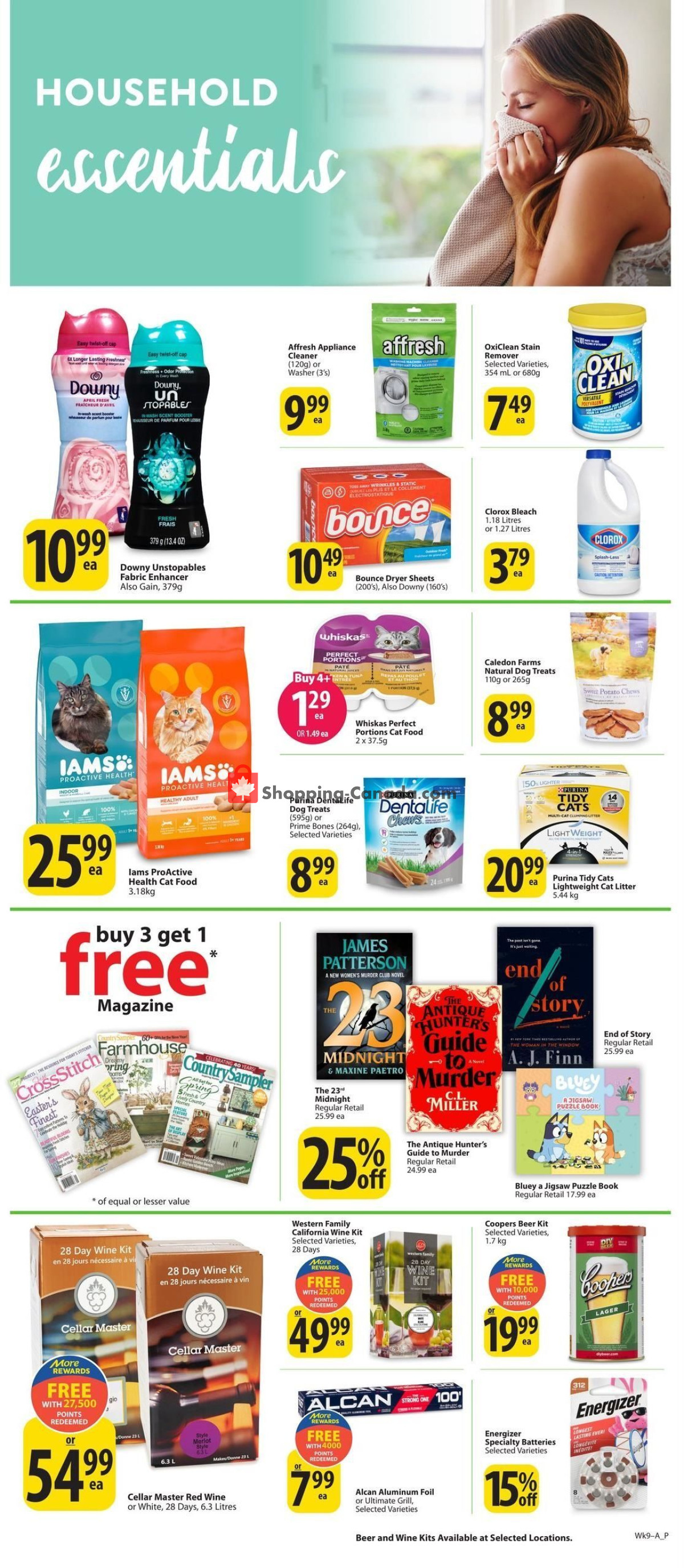 Save On Foods flyer from Thursday February 29, 2024 to Wednesday March 6, 2024 - page 19