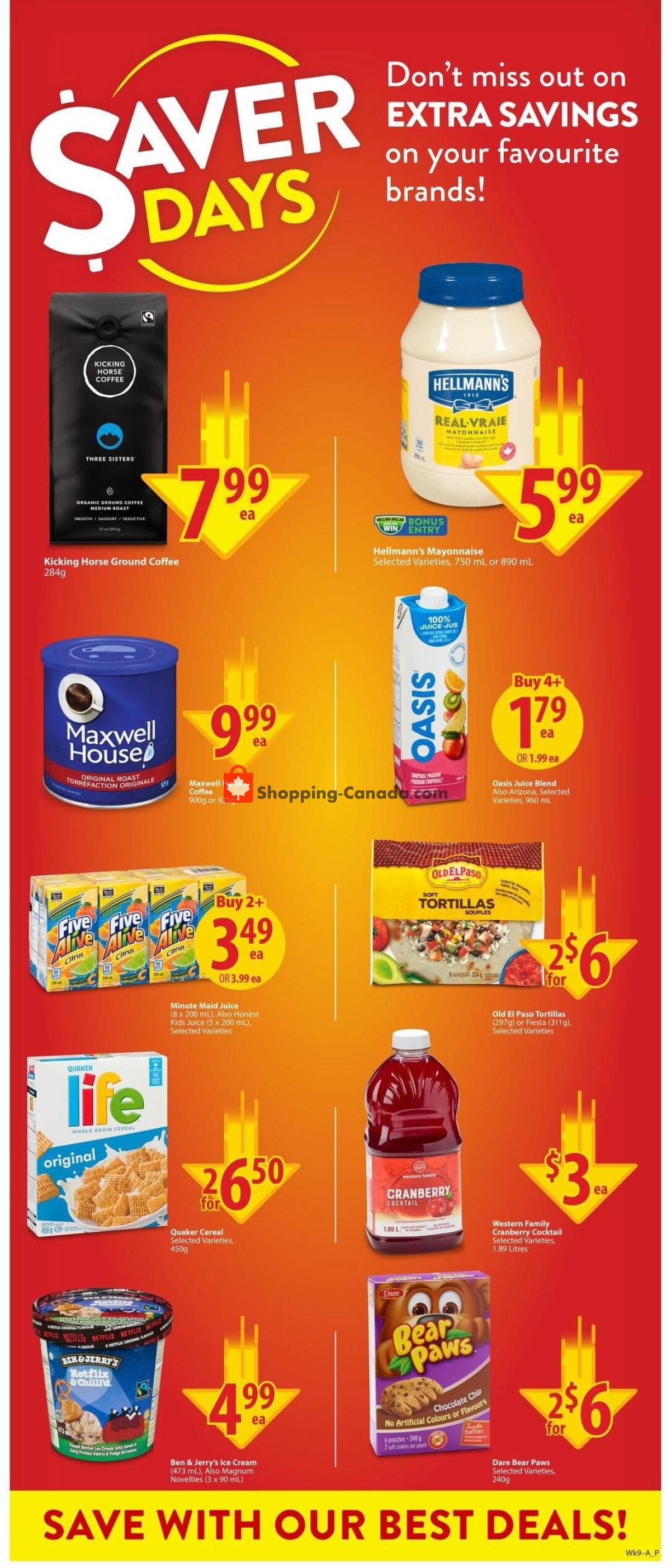Save On Foods flyer from Thursday February 29, 2024 to Wednesday March 6, 2024 - page 3