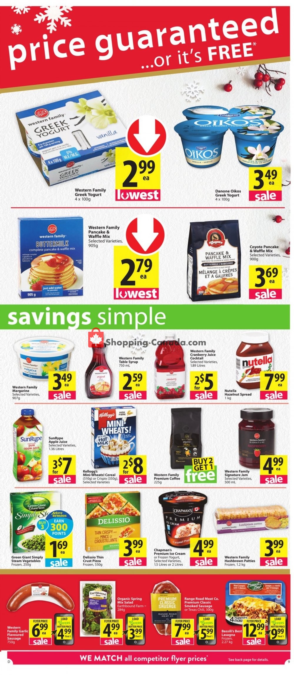 Save On Foods flyer from Thursday December 17, 2020 to Saturday December 26, 2020 - page 9