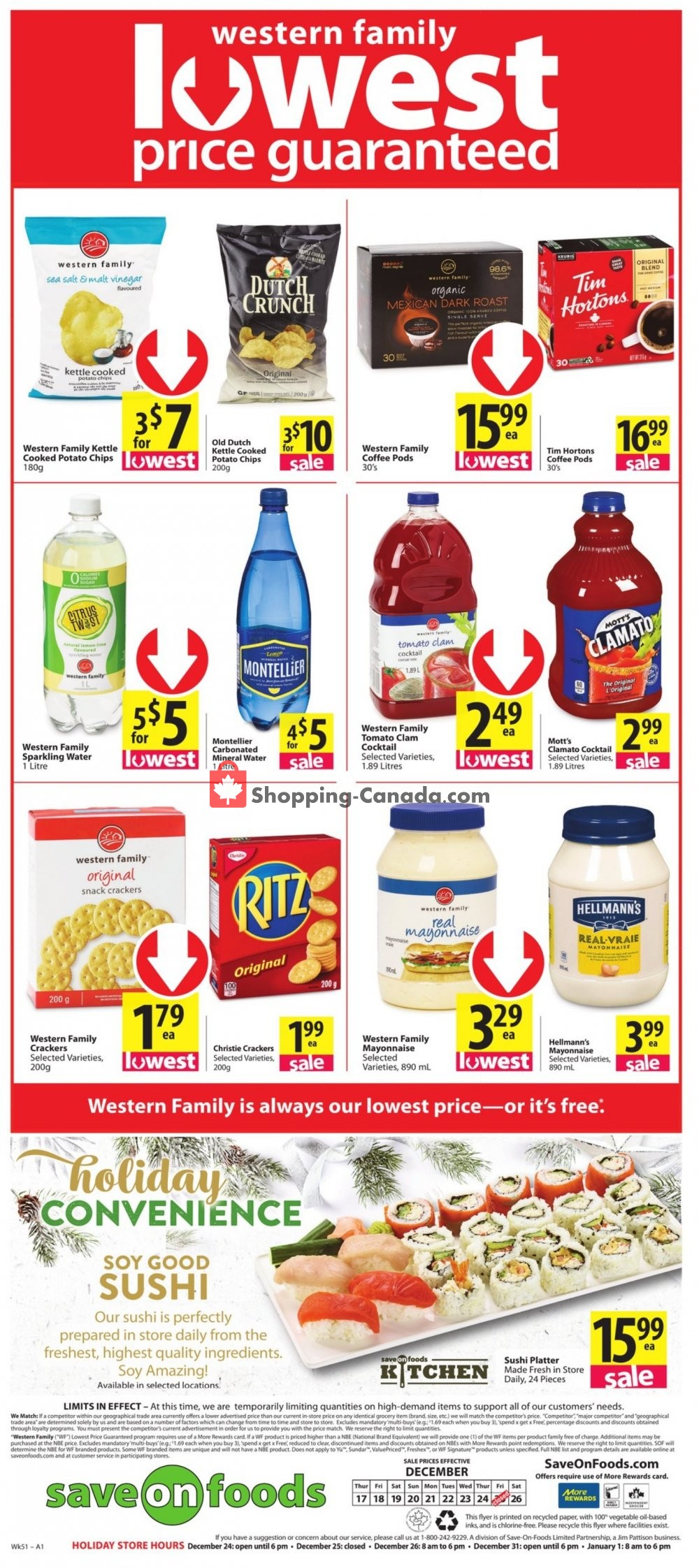 Save On Foods flyer from Thursday December 17, 2020 to Saturday December 26, 2020 - page 14