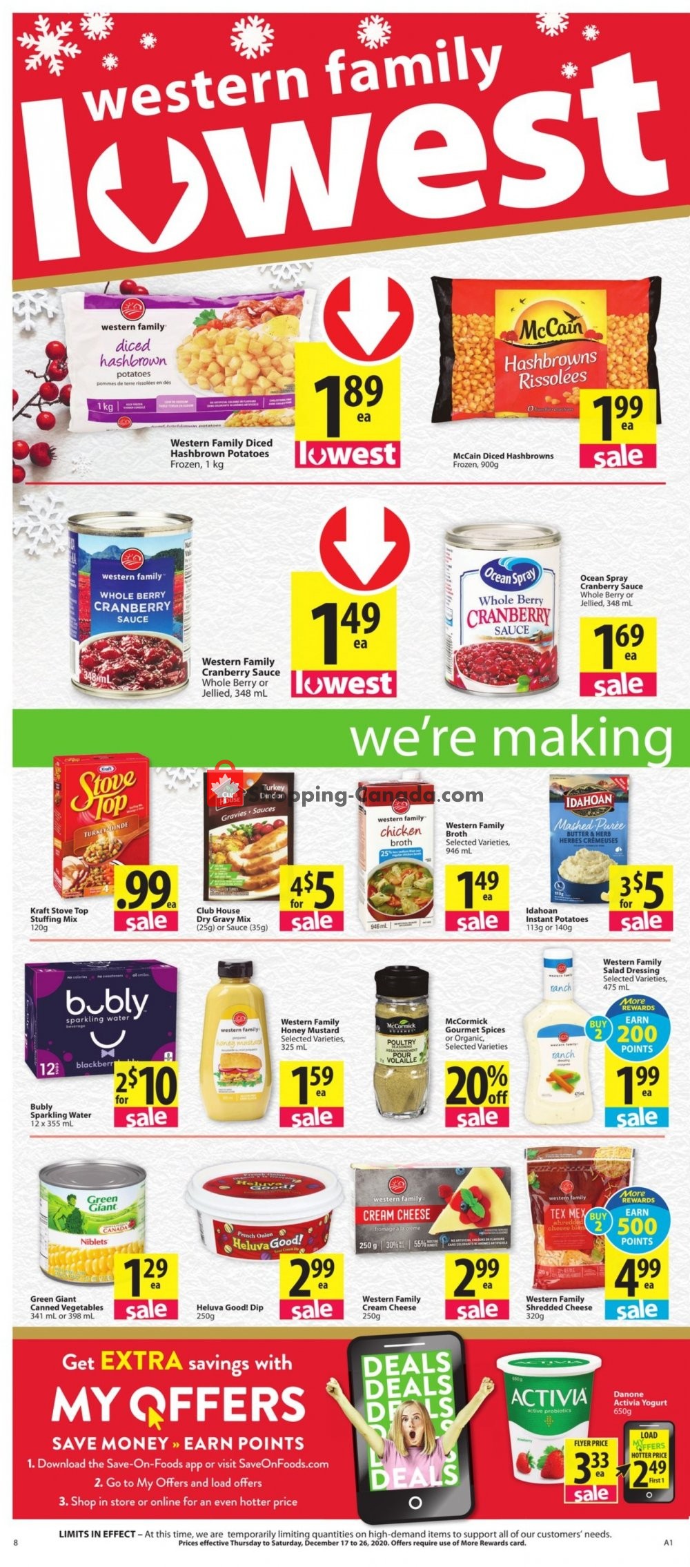 Save On Foods flyer from Thursday December 17, 2020 to Saturday December 26, 2020 - page 8