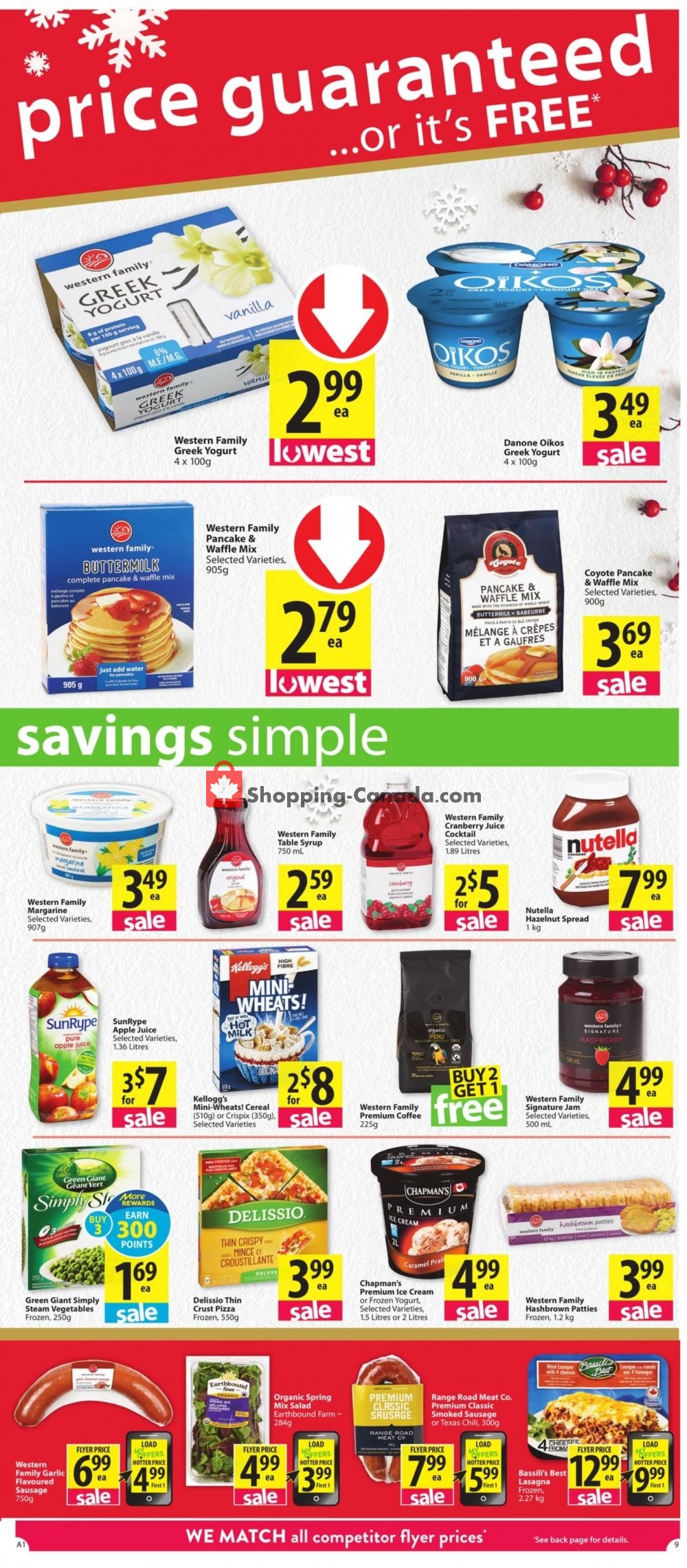 Save On Foods flyer from Thursday December 17, 2020 to Saturday December 26, 2020 - page 9