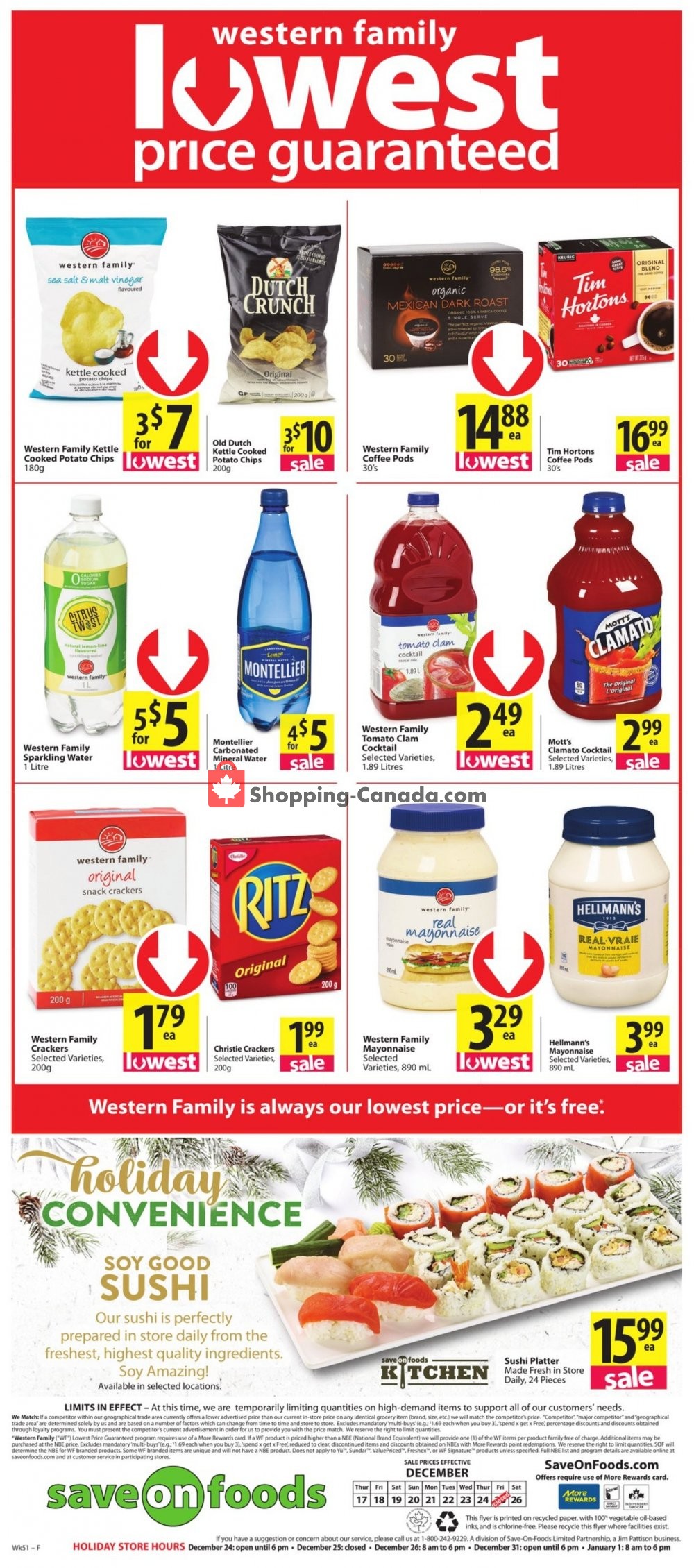 Save On Foods flyer from Thursday December 17, 2020 to Saturday December 26, 2020 - page 14