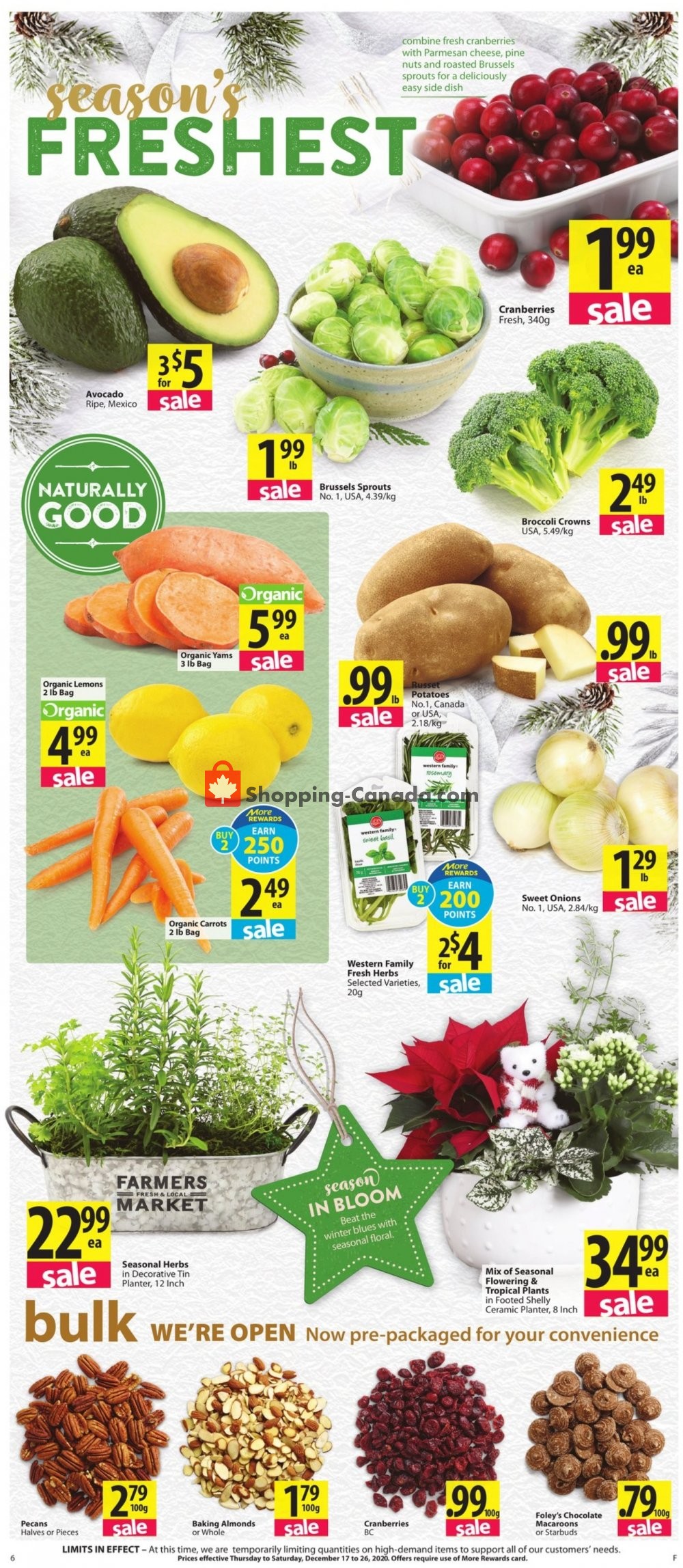Save On Foods flyer from Thursday December 17, 2020 to Saturday December 26, 2020 - page 6