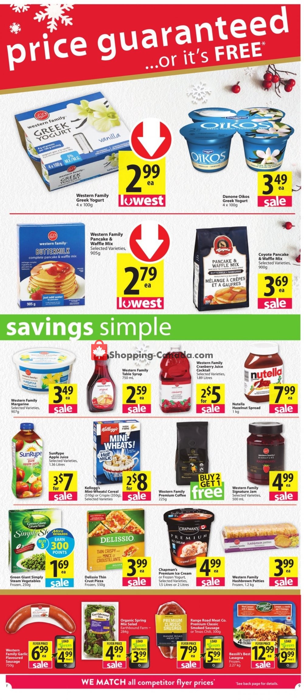 Save On Foods flyer from Thursday December 17, 2020 to Saturday December 26, 2020 - page 9