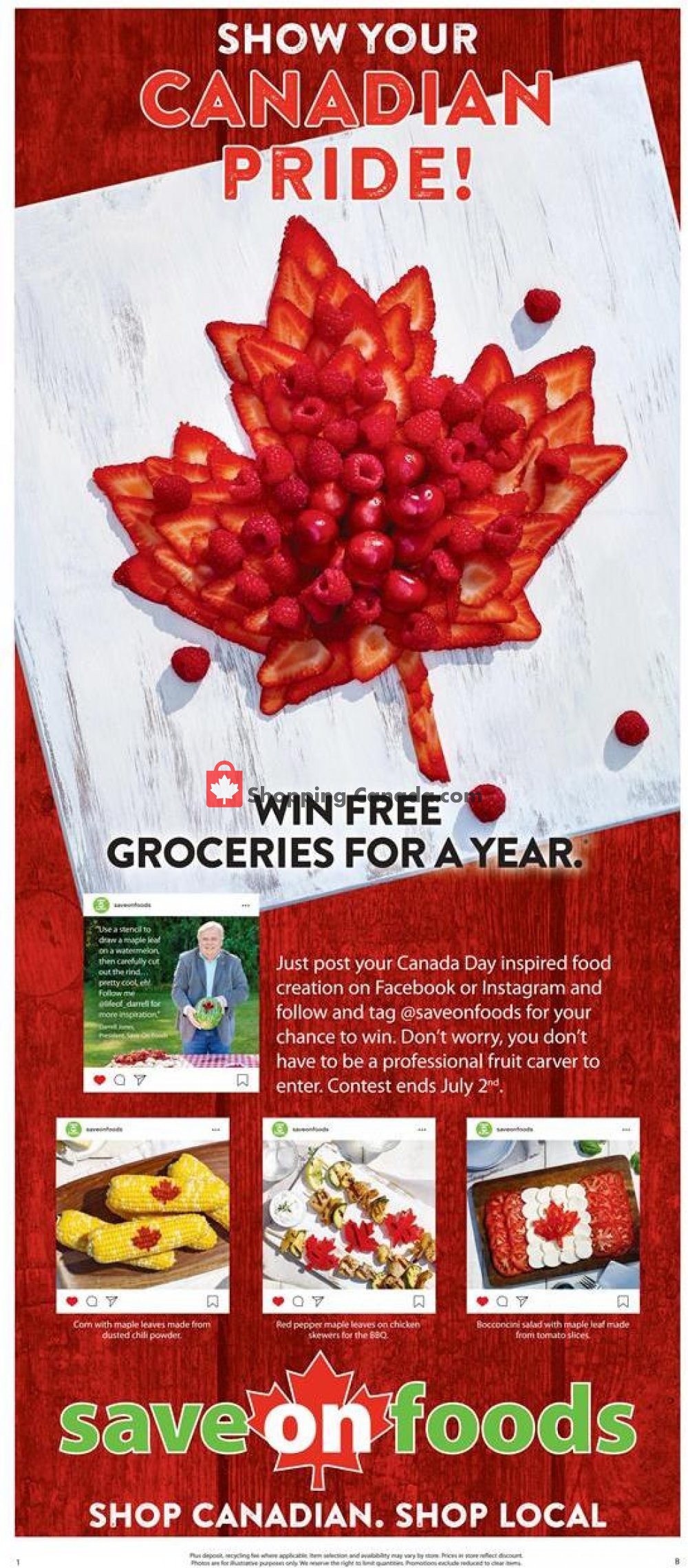 Save On Foods flyer from Thursday June 27, 2019 to Wednesday July 3, 2019 - page 1