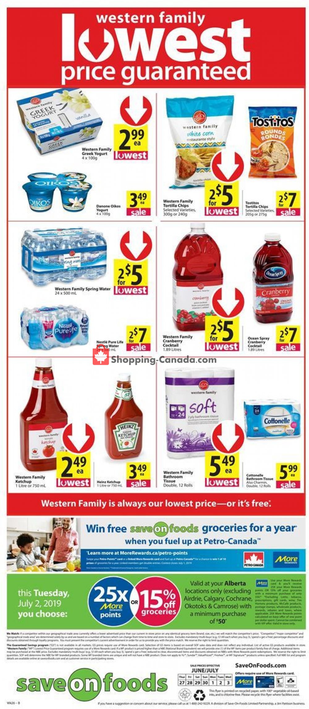 Save On Foods flyer from Thursday June 27, 2019 to Wednesday July 3, 2019 - page 14