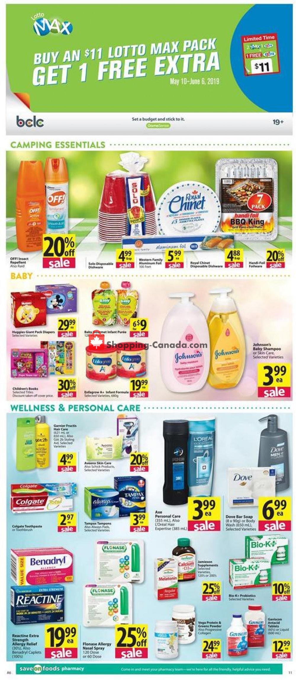 Save On Foods flyer from Thursday May 16, 2019 to Wednesday May 22, 2019 - page 11