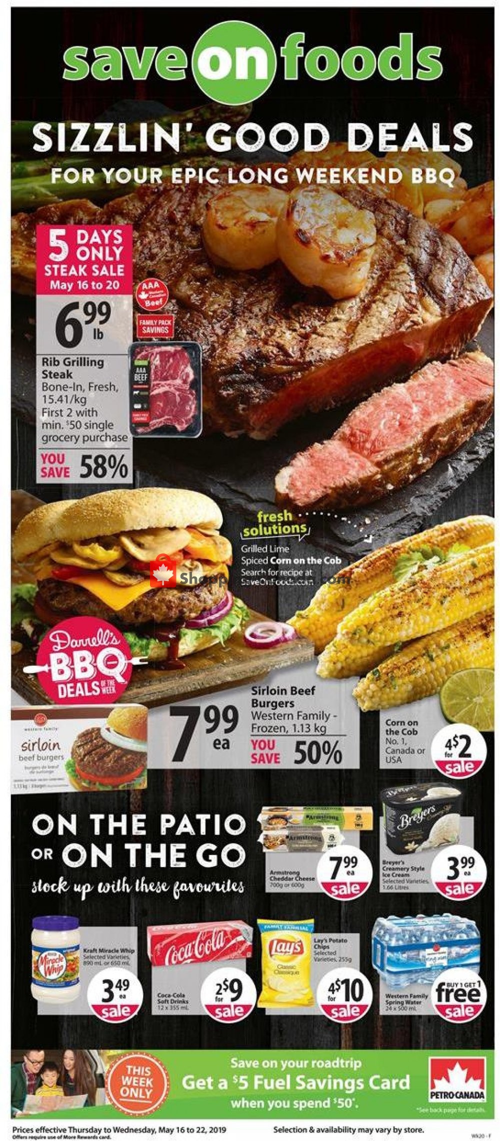 Save On Foods flyer from Thursday May 16, 2019 to Wednesday May 22, 2019 - page 1