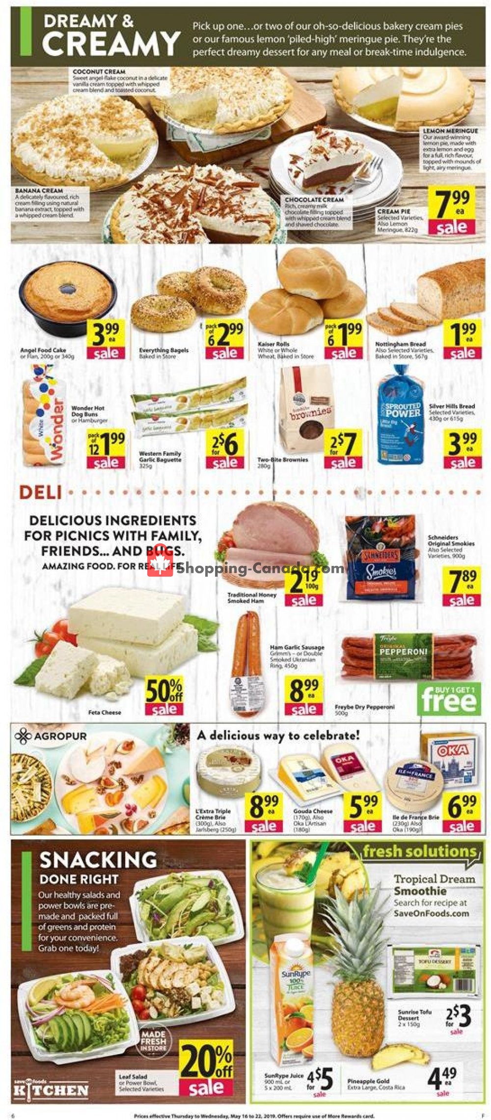 Save On Foods flyer from Thursday May 16, 2019 to Wednesday May 22, 2019 - page 6