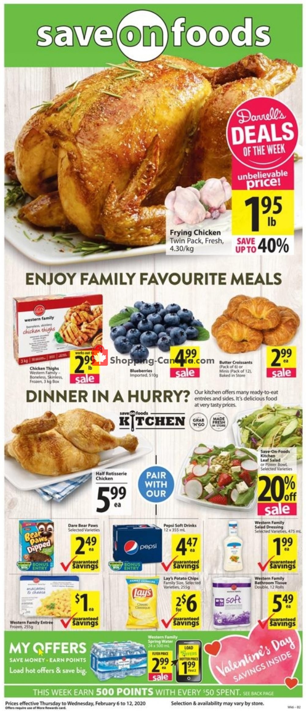 Save On Foods flyer from Thursday February 6, 2020 to Wednesday February 12, 2020 - page 1