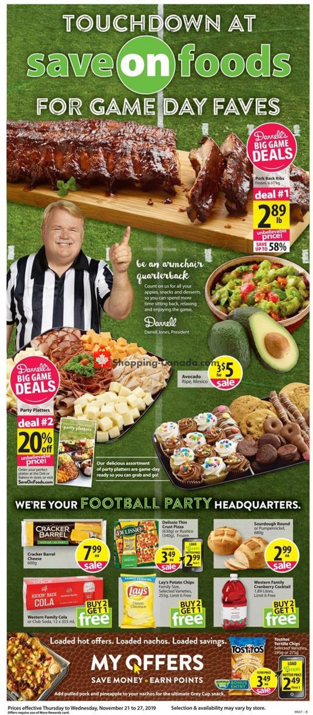 Save On Foods Canada, flyer (Special Offer AB) November 21