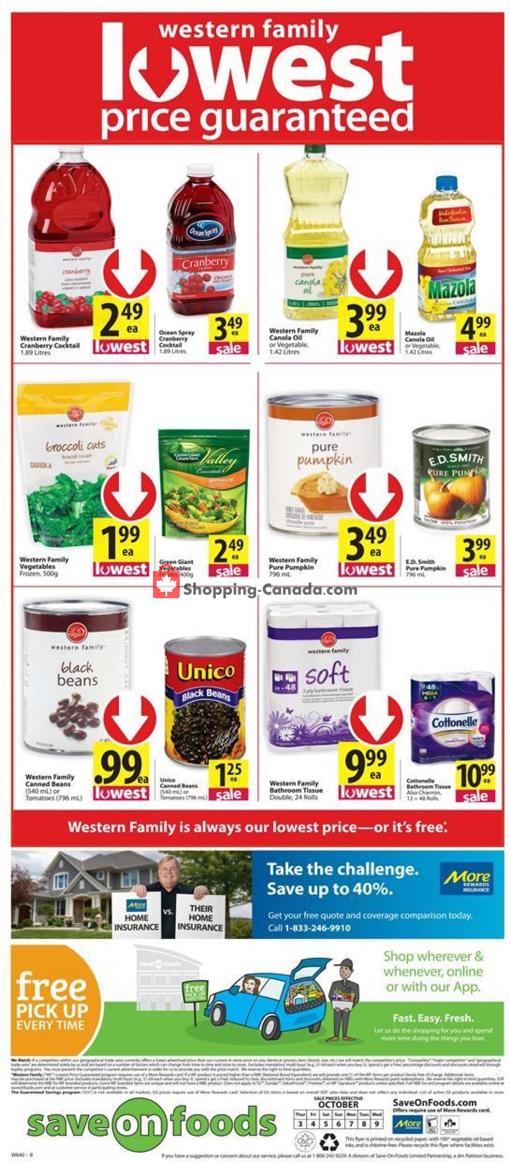 Save On Foods flyer from Thursday October 3, 2019 to Wednesday October 9, 2019 - page 14