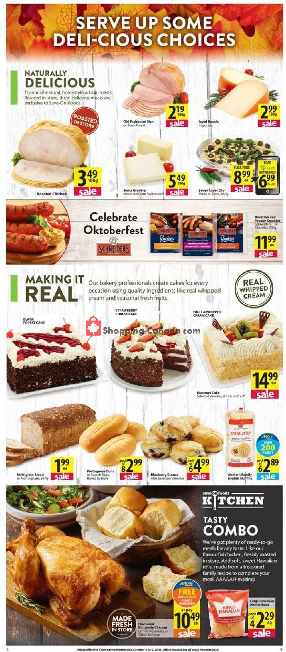 Save On Foods flyer from Thursday October 3, 2019 to Wednesday October 9, 2019 - page 6