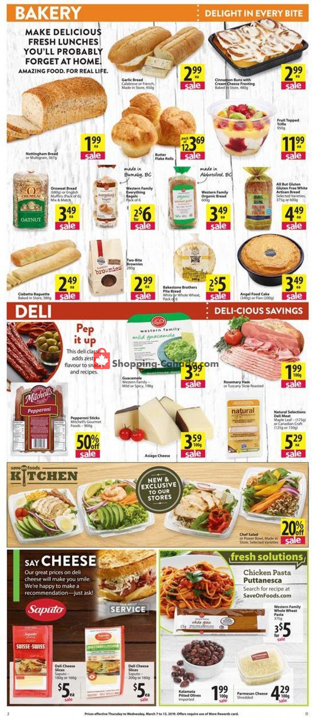 Save On Foods flyer from Thursday March 7, 2019 to Wednesday March 13, 2019 - page 2