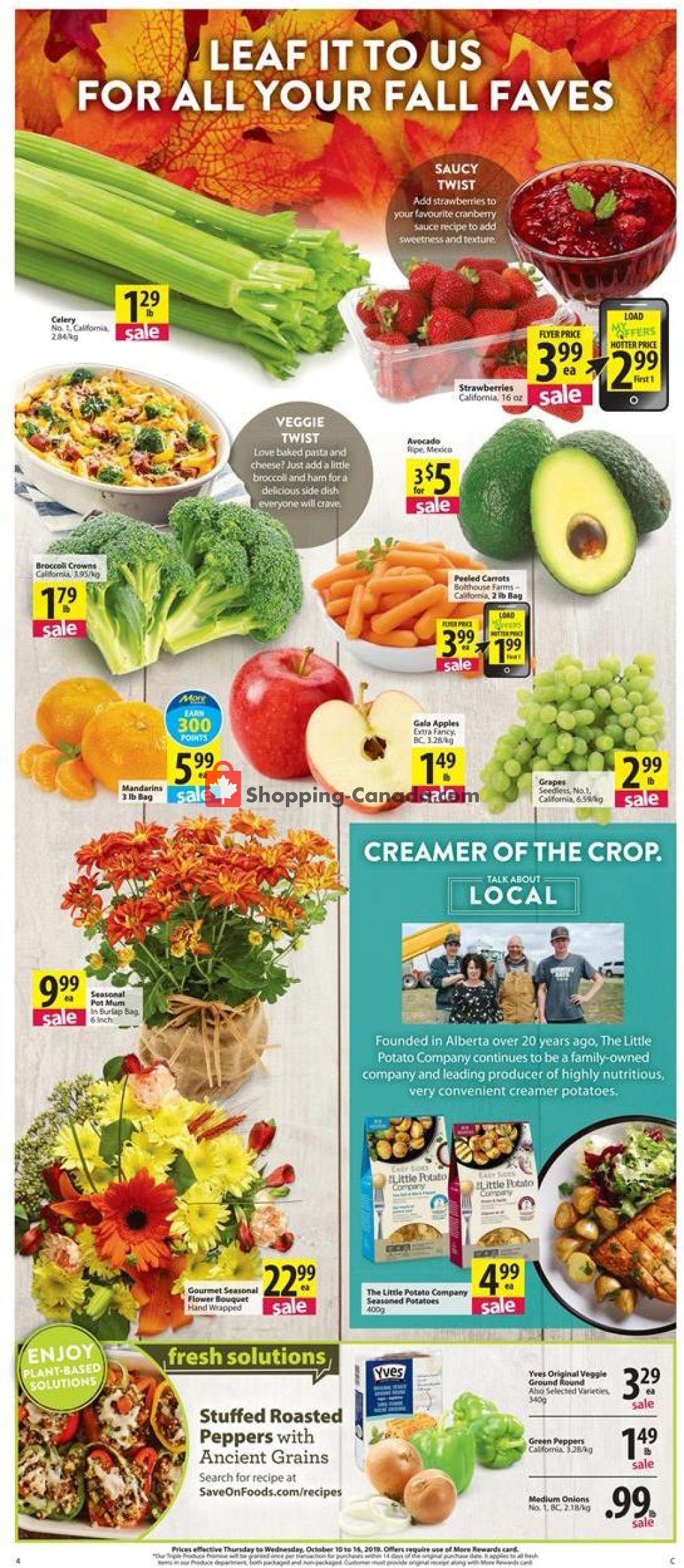 Save On Foods flyer from Thursday October 10, 2019 to Wednesday October 16, 2019 - page 4