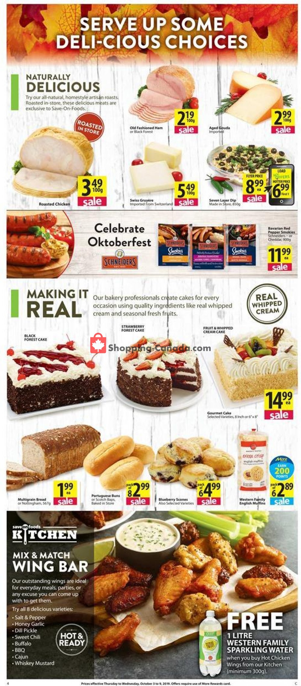 Save On Foods flyer from Thursday October 3, 2019 to Wednesday October 9, 2019 - page 6