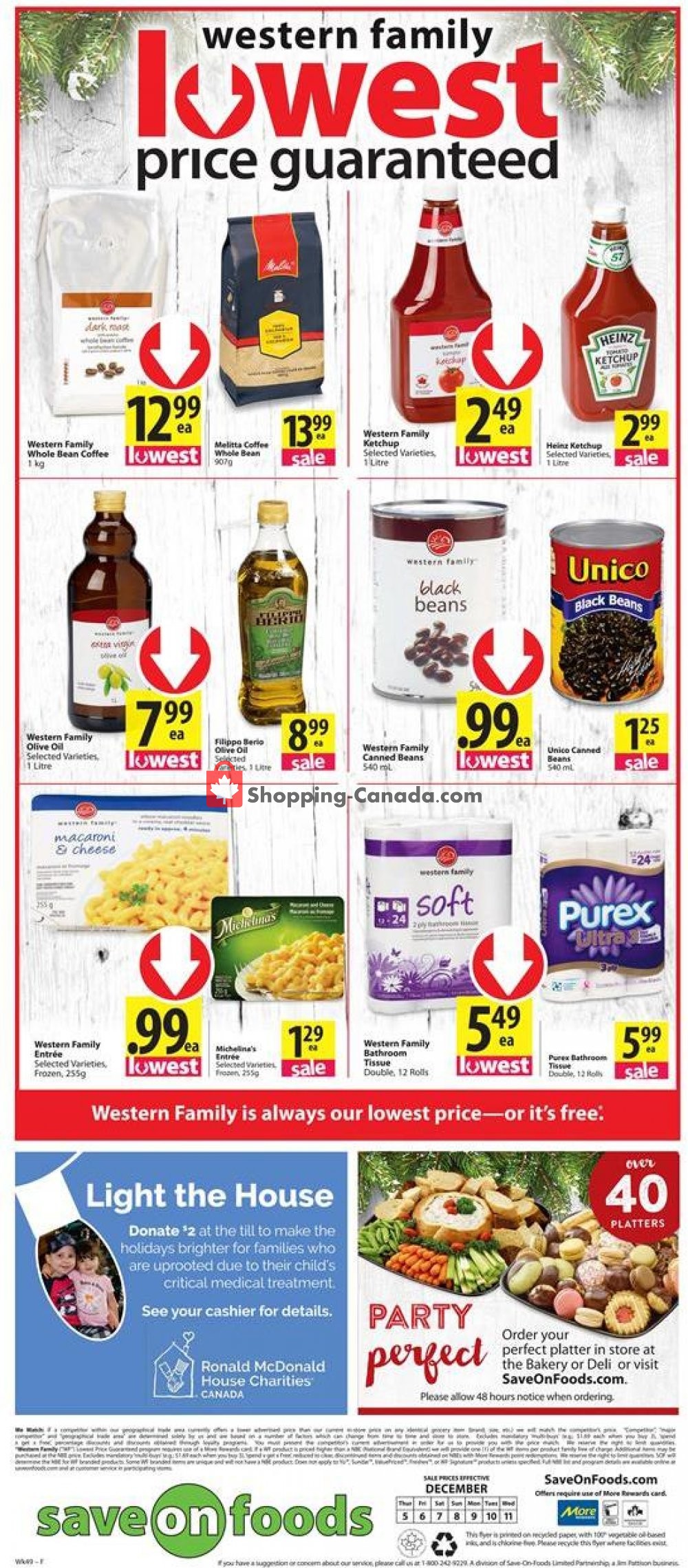 Save On Foods flyer from Thursday December 5, 2019 to Wednesday December 11, 2019 - page 14
