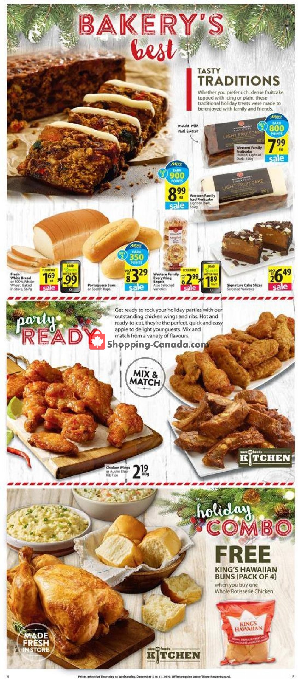 Save On Foods flyer from Thursday December 5, 2019 to Wednesday December 11, 2019 - page 4