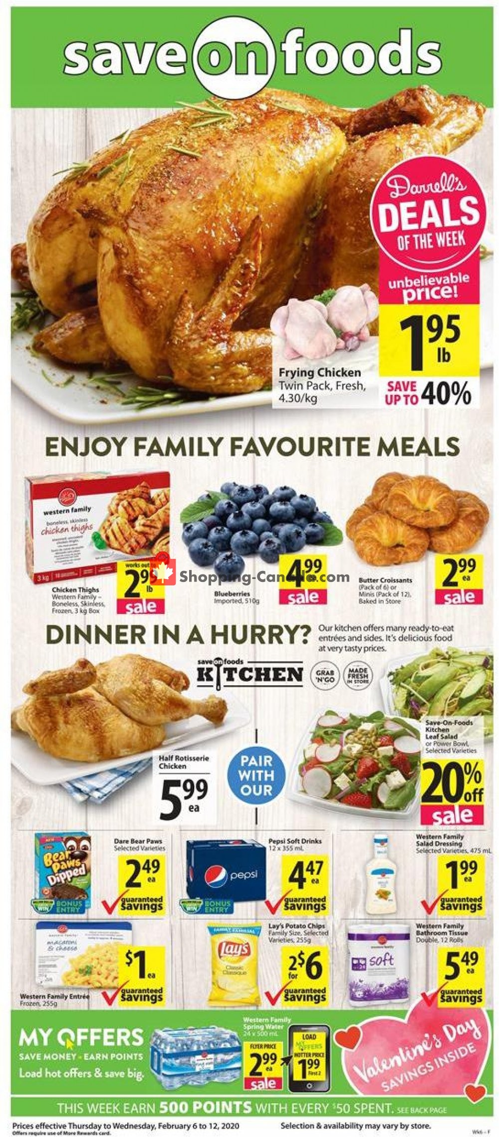 Save On Foods flyer from Thursday February 6, 2020 to Wednesday February 12, 2020 - page 1
