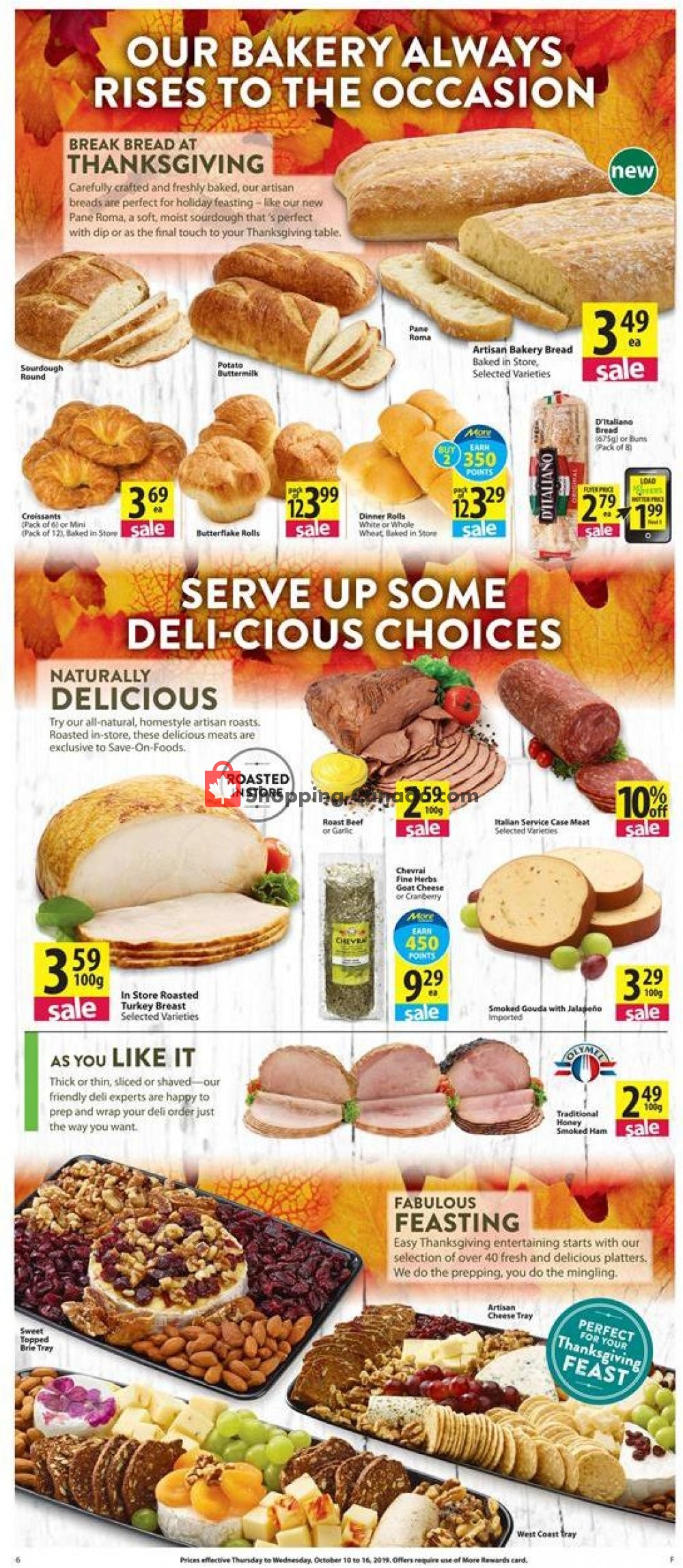 Save On Foods flyer from Thursday October 10, 2019 to Wednesday October 16, 2019 - page 6