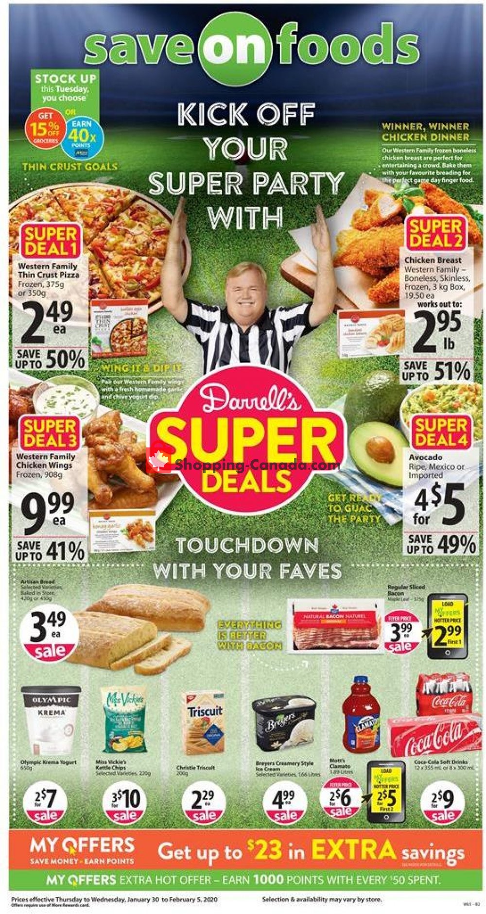 Save On Foods flyer from Thursday January 30, 2020 to Wednesday February 5, 2020 - page 1