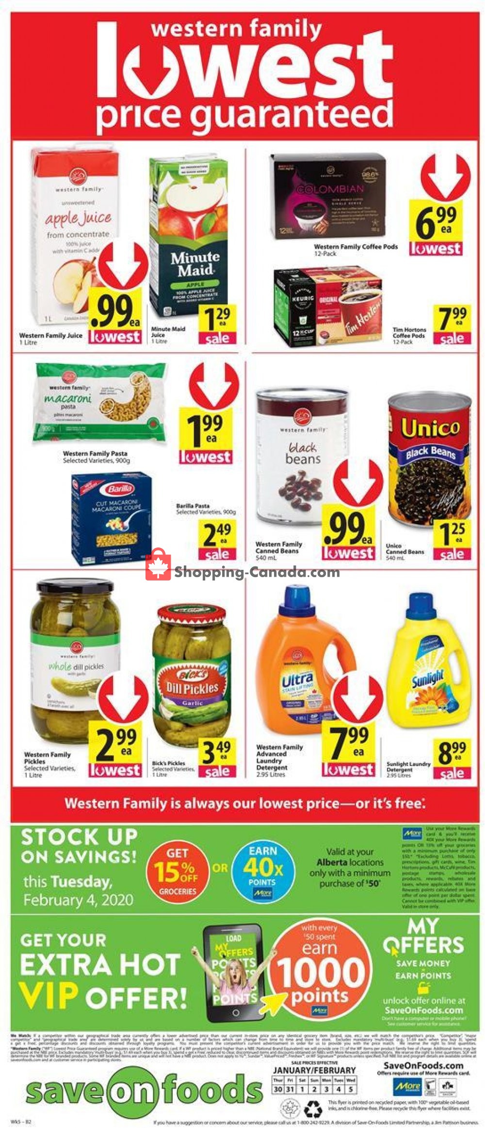 Save On Foods flyer from Thursday January 30, 2020 to Wednesday February 5, 2020 - page 12