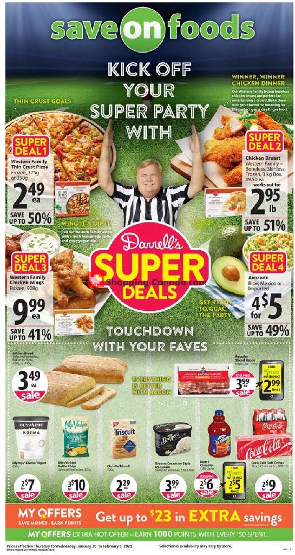 Save On Foods flyer from Thursday January 30, 2020 to Wednesday February 5, 2020 - page 1