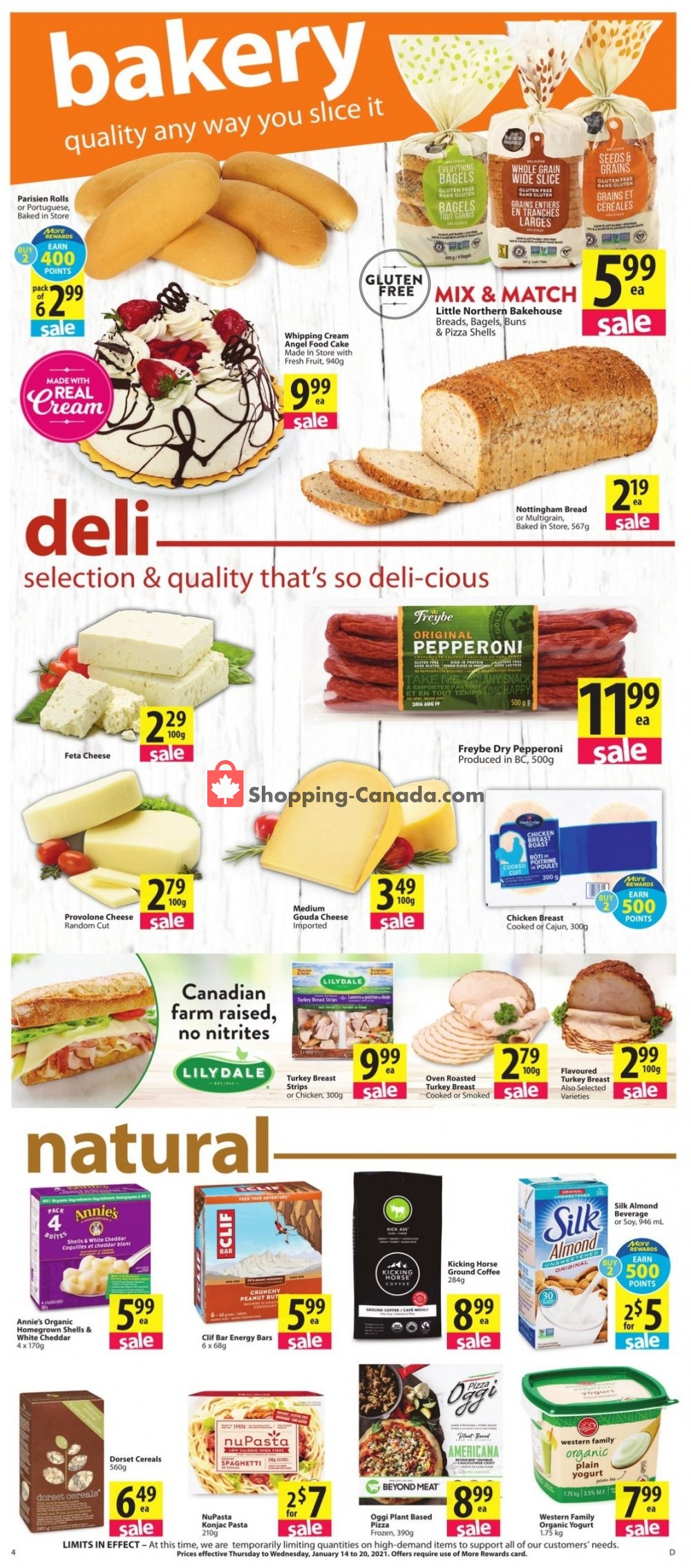 Save On Foods flyer from Thursday January 14, 2021 to Wednesday January 20, 2021 - page 4