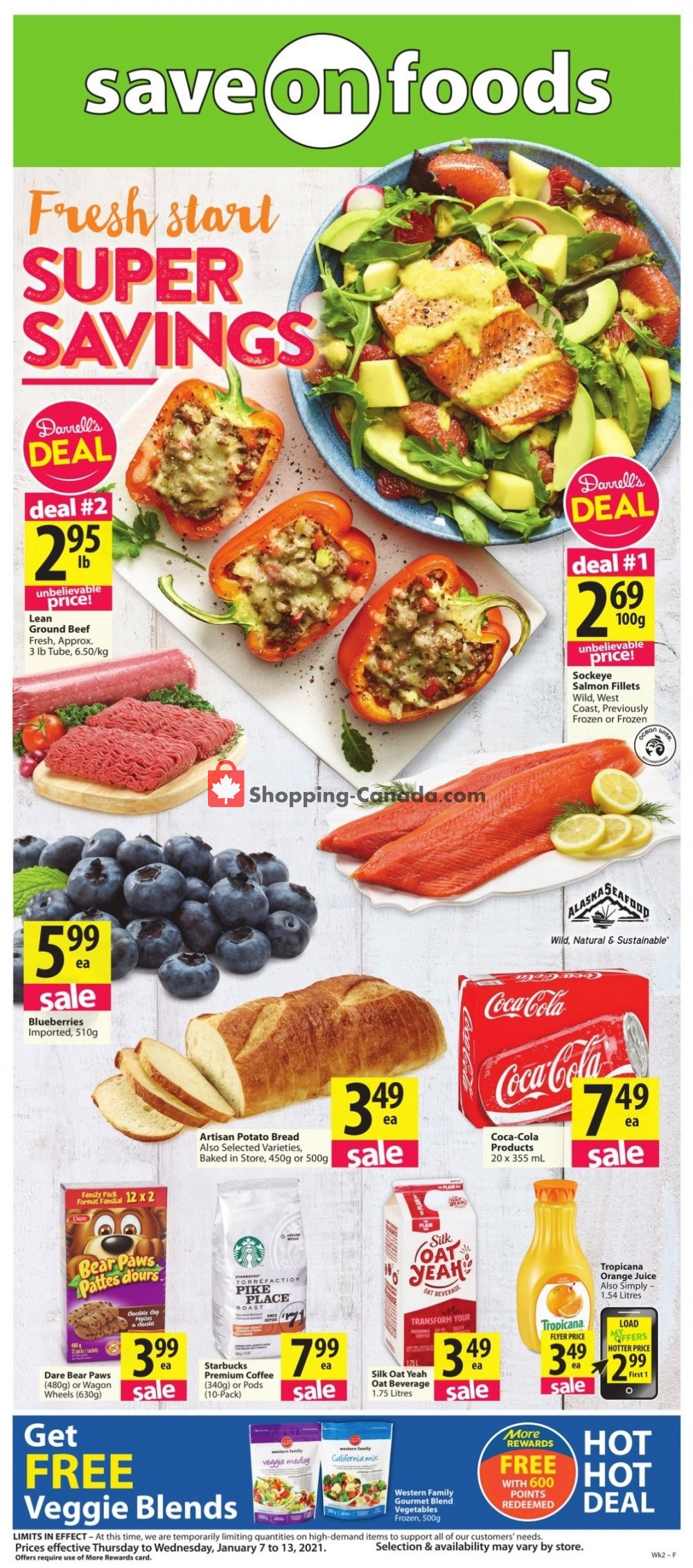 Save On Foods Canada, flyer (Super savings YT) January 7 January