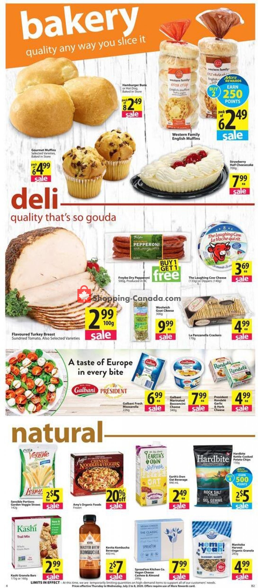 Save On Foods flyer from Thursday July 2, 2020 to Wednesday July 8, 2020 - page 4